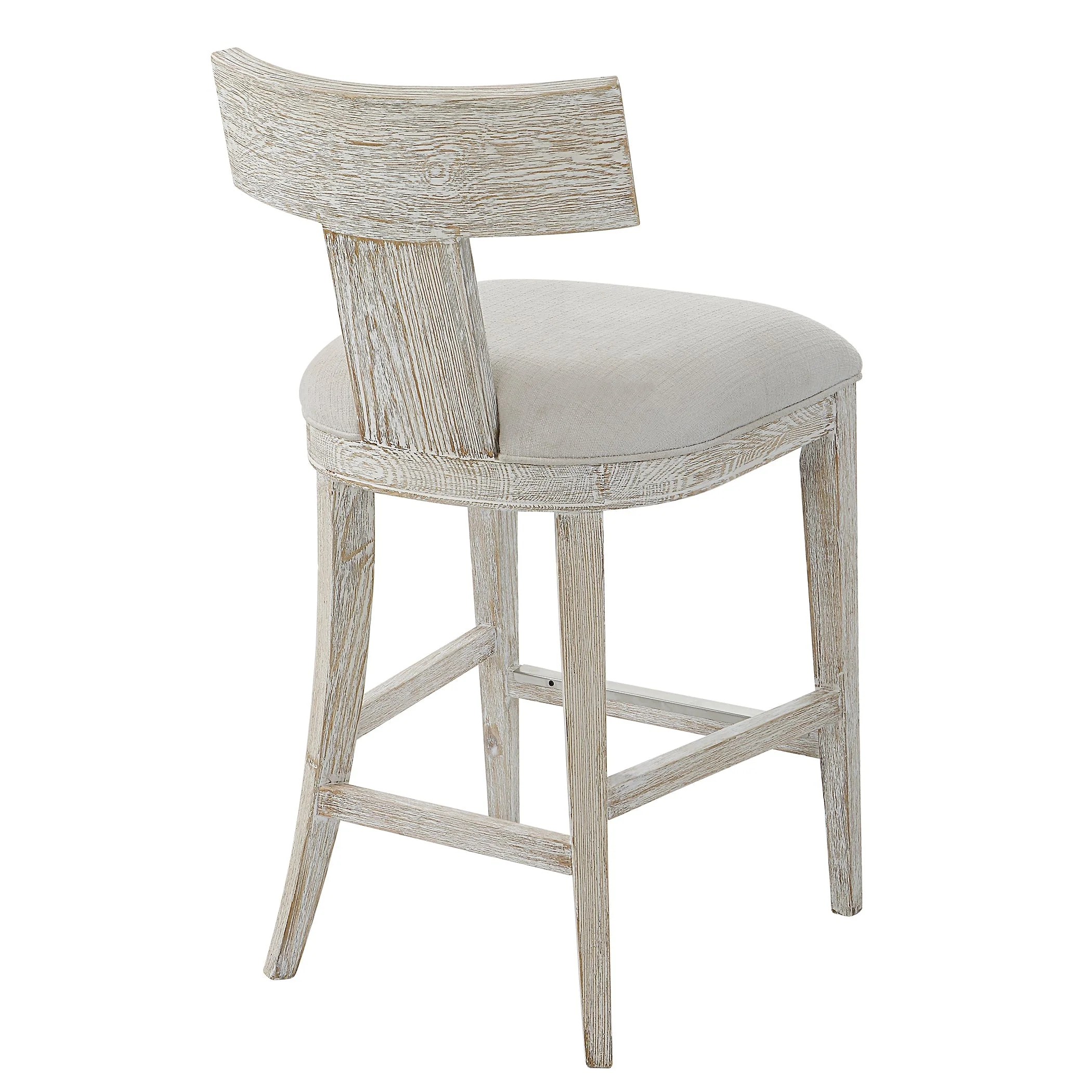 Uttermost Idris White Counter Stool - Image 5