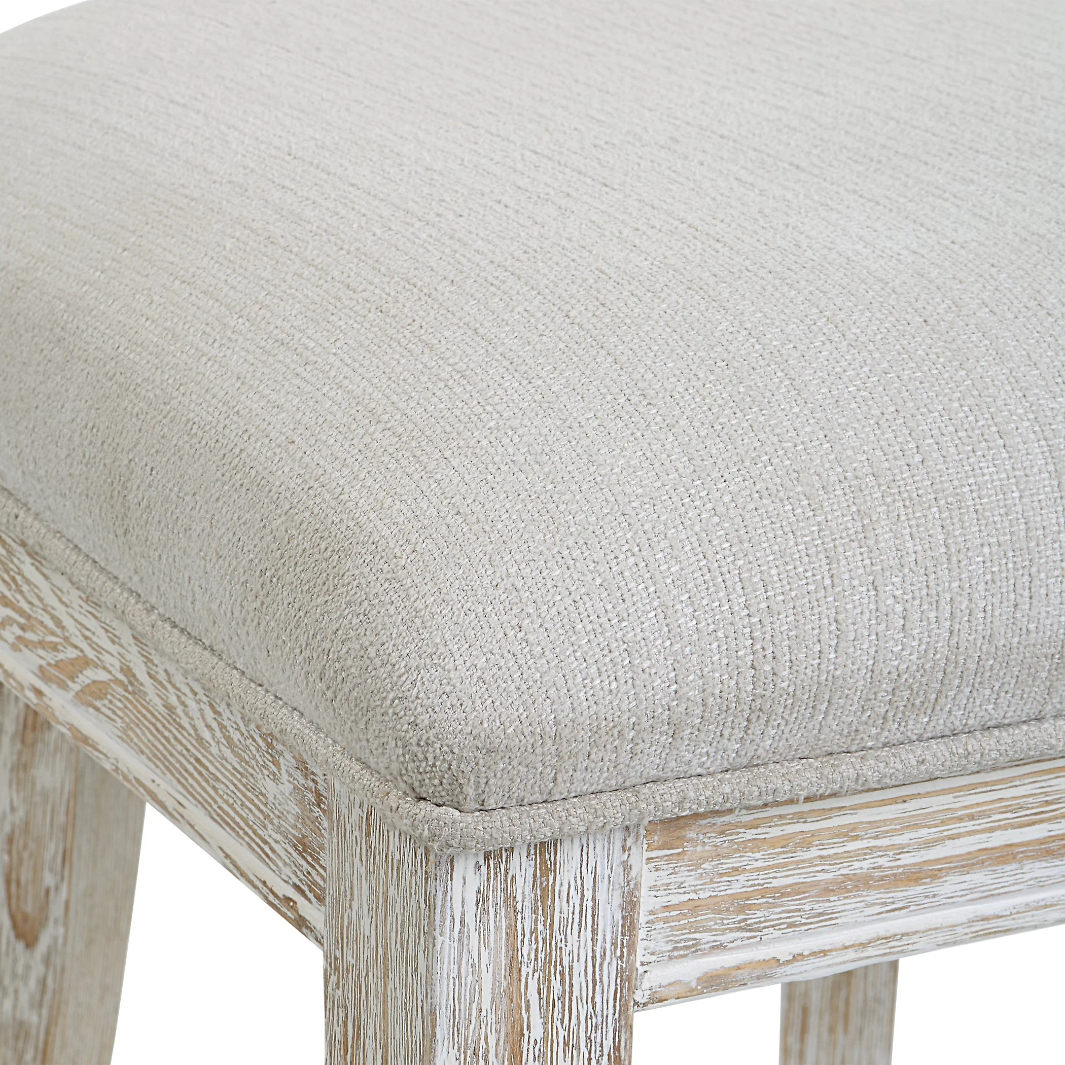 Uttermost Idris White Counter Stool - Image 8