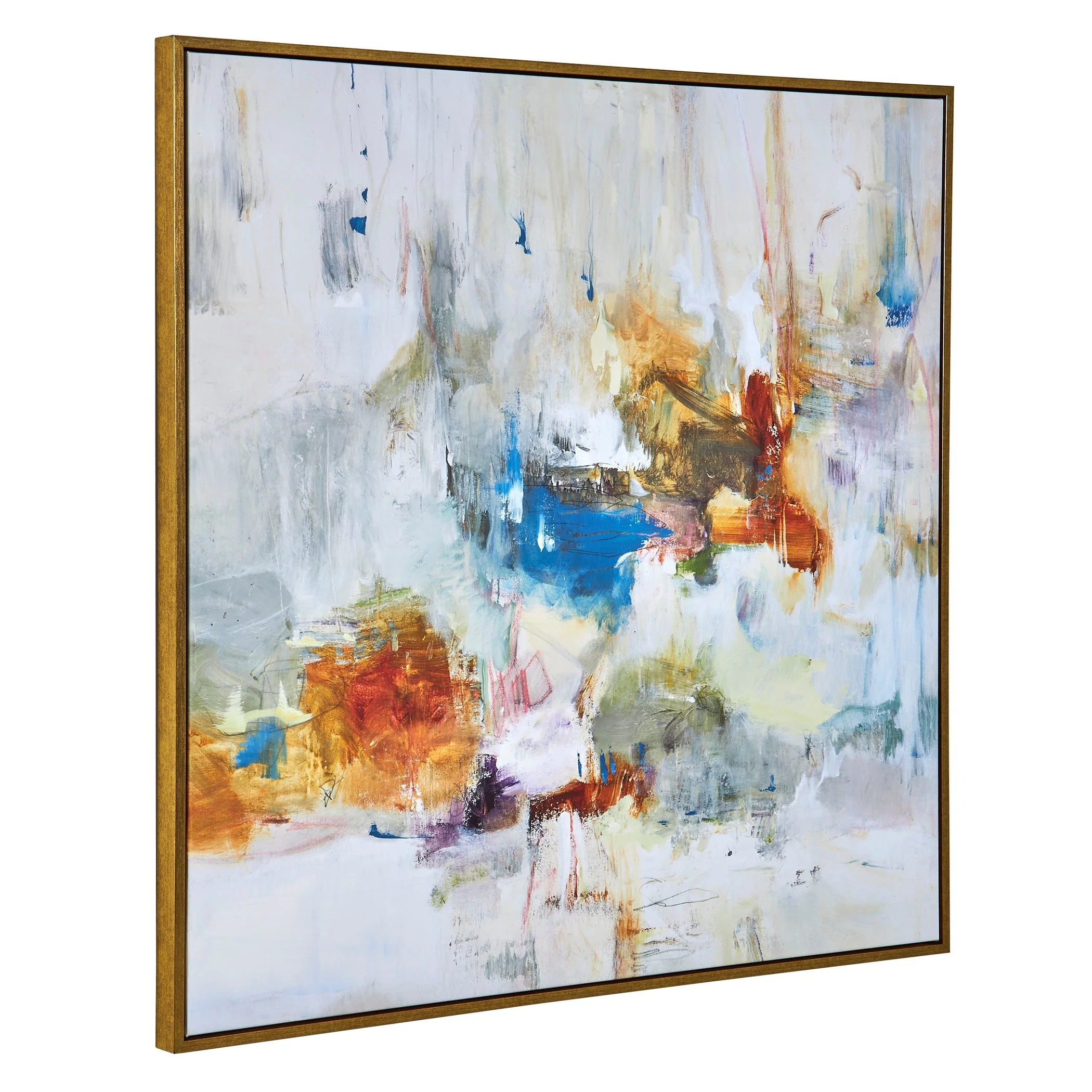 Uttermost In The Beginning Framed Abstract Art - Image 4