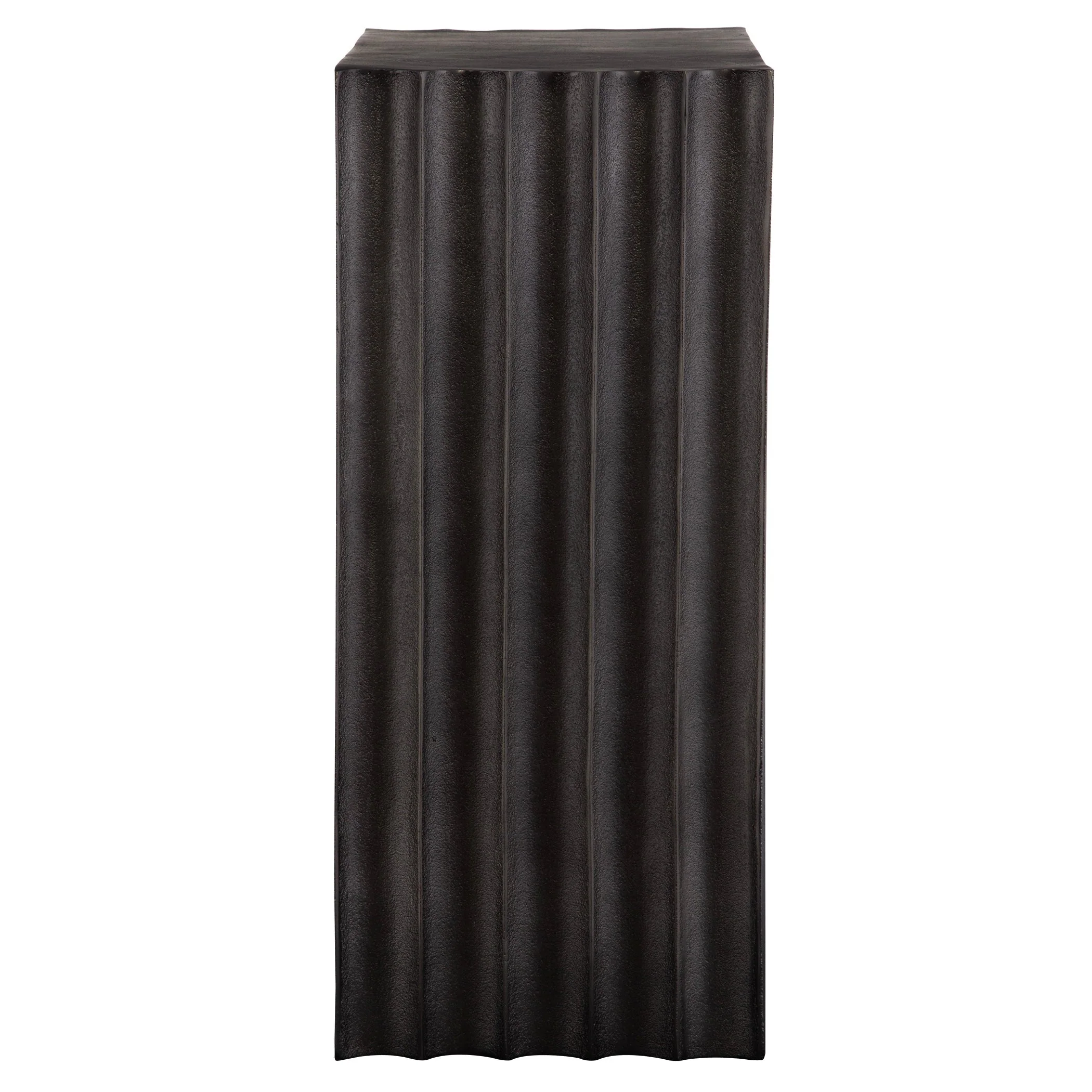 Uttermost In The Groove Aluminum Accent Table - Image 5