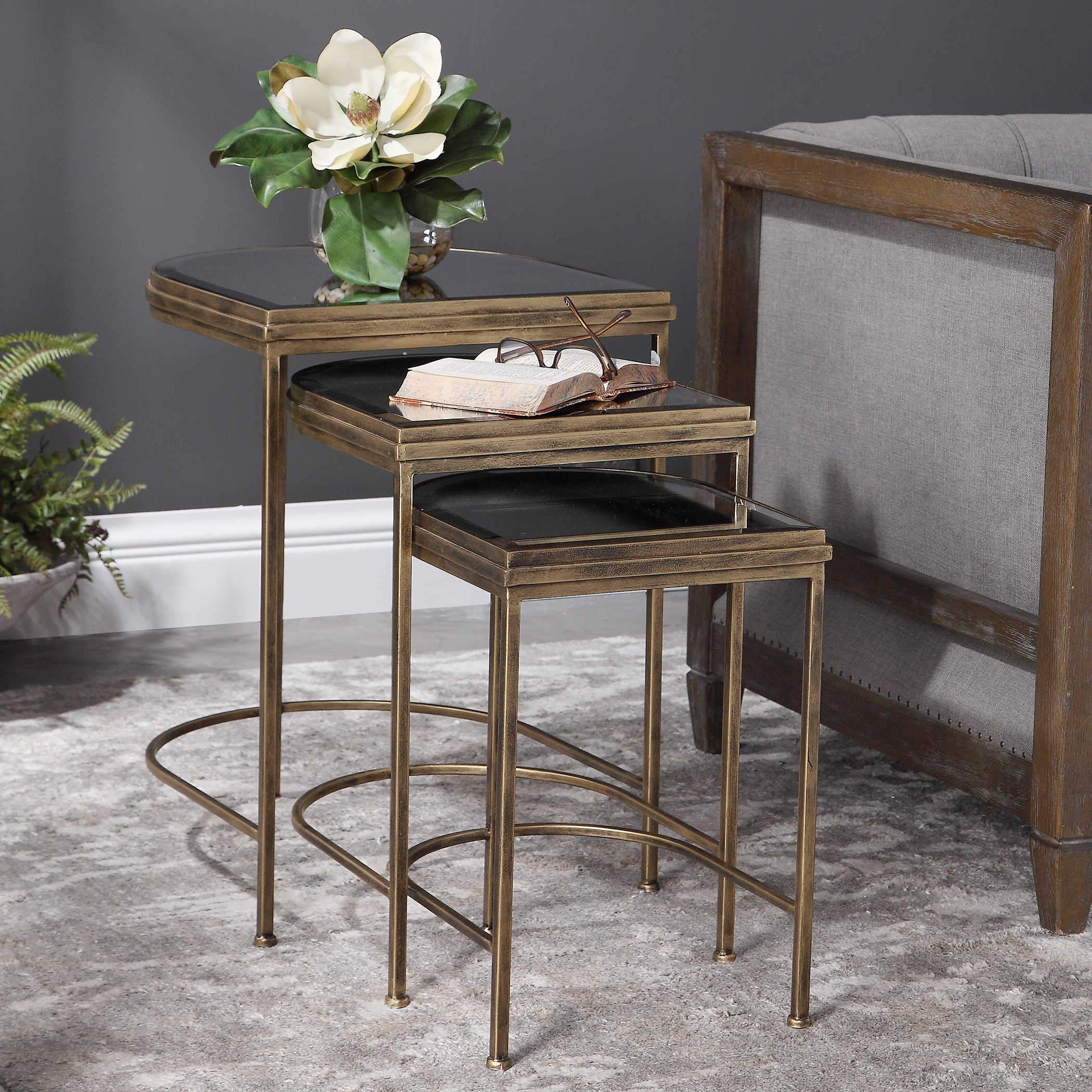 Uttermost India Nesting Tables, S/3