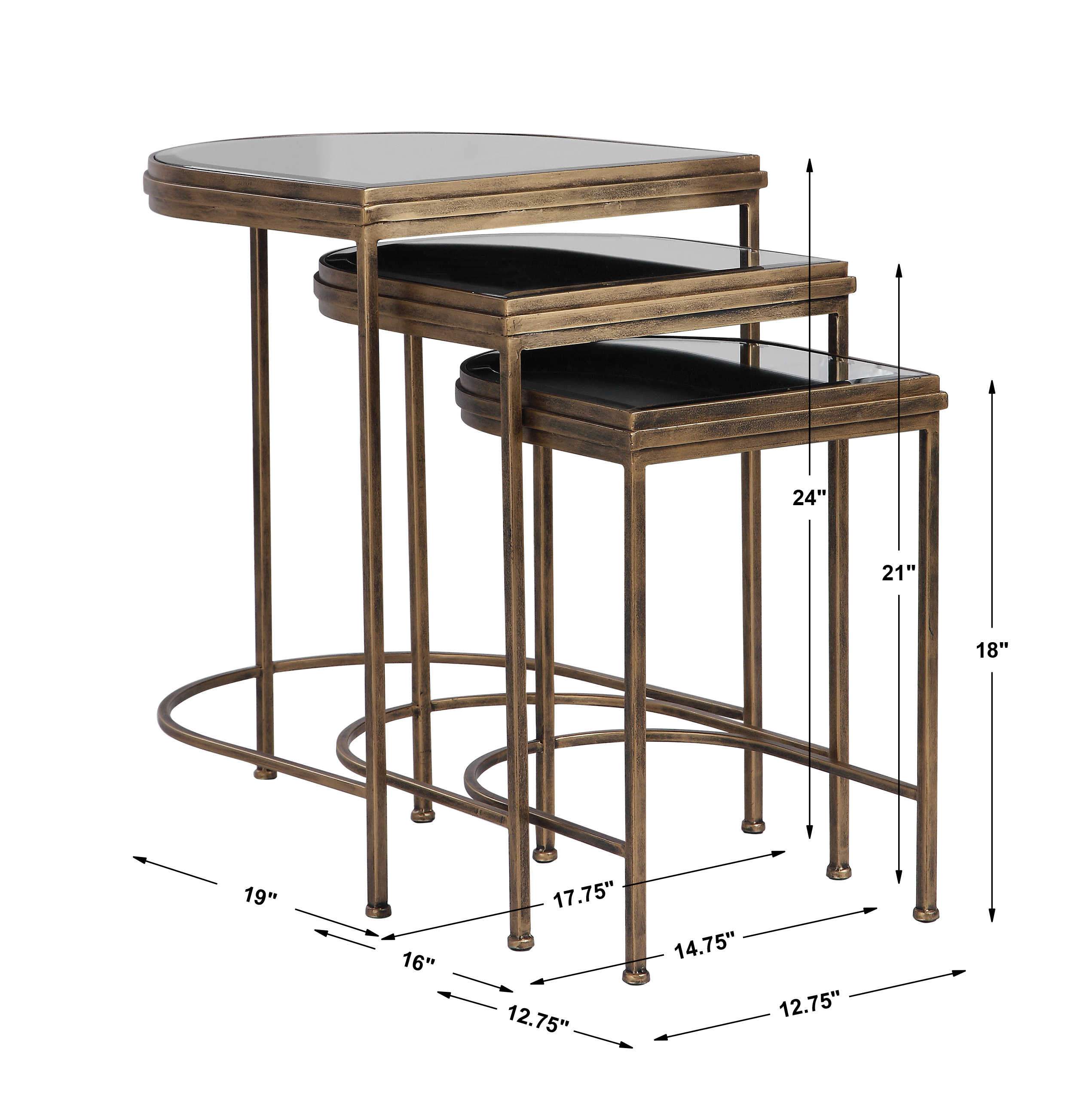 Uttermost India Nesting Tables, S/3 - Image 8