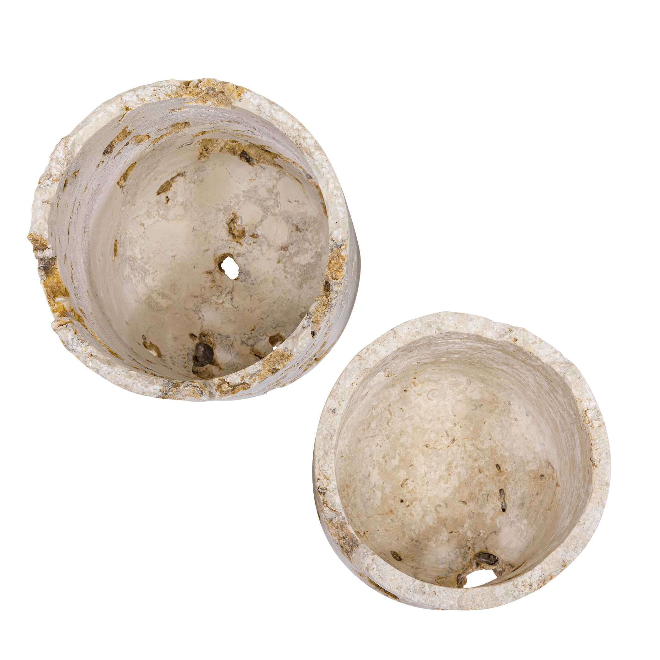 Uttermost Indoor-Outdoor Quarried Stone Candleholders, S/2 - Image 12