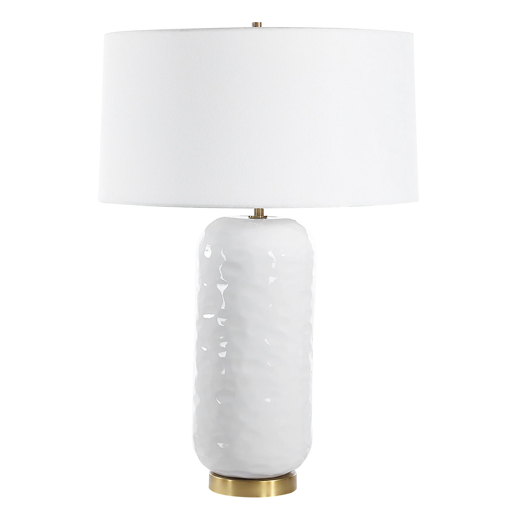Uttermost Iona White Glaze Table Lamp - Image 4