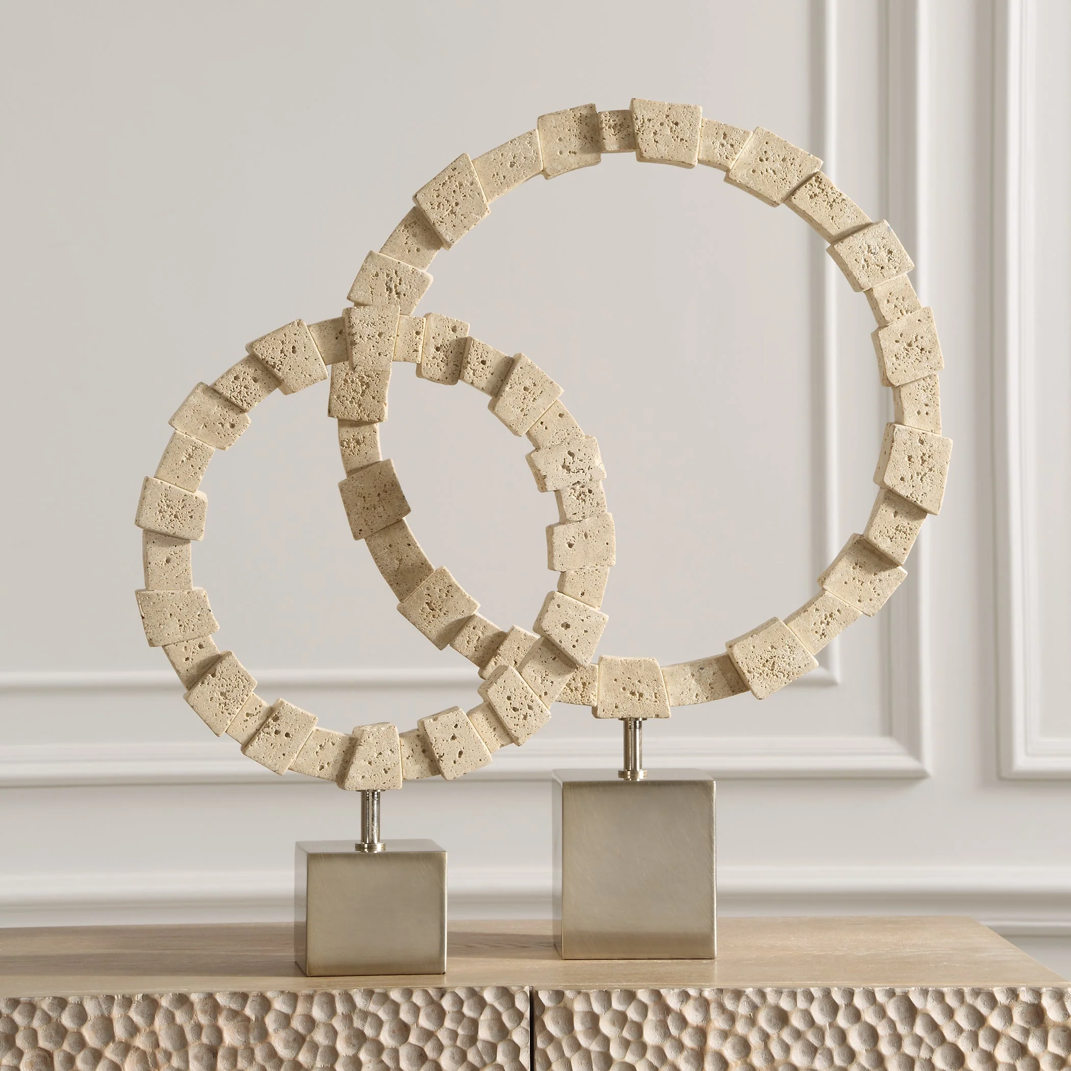 Uttermost Ivory Fusion Stone Rings, S/2 - Image 2