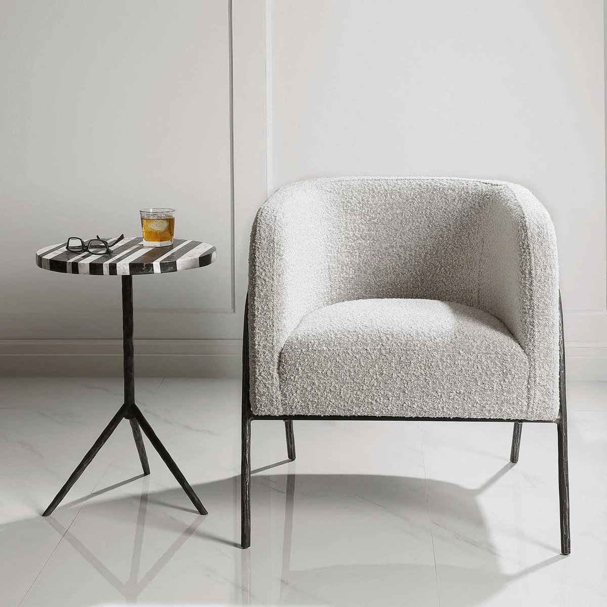 Uttermost Jacobsen Accent Chair, Gray - Image 4
