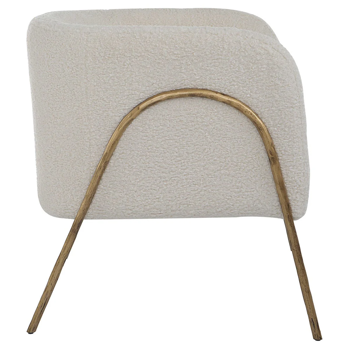 Uttermost Jacobsen Accent Chair, Shearling - Image 4