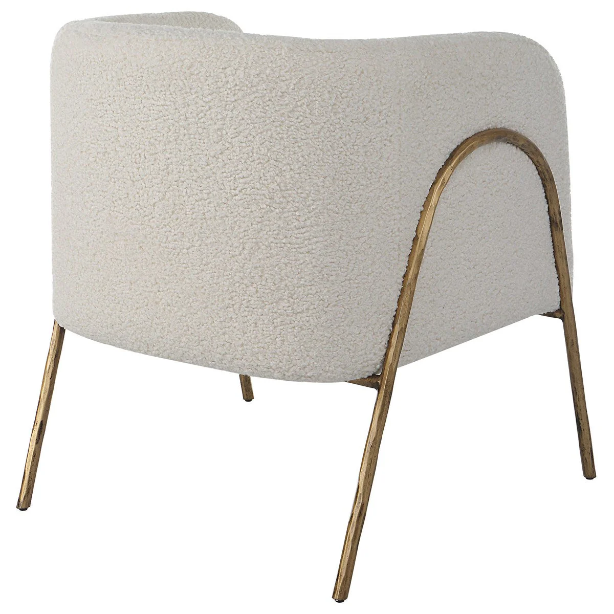 Uttermost Jacobsen Accent Chair, Shearling - Image 5