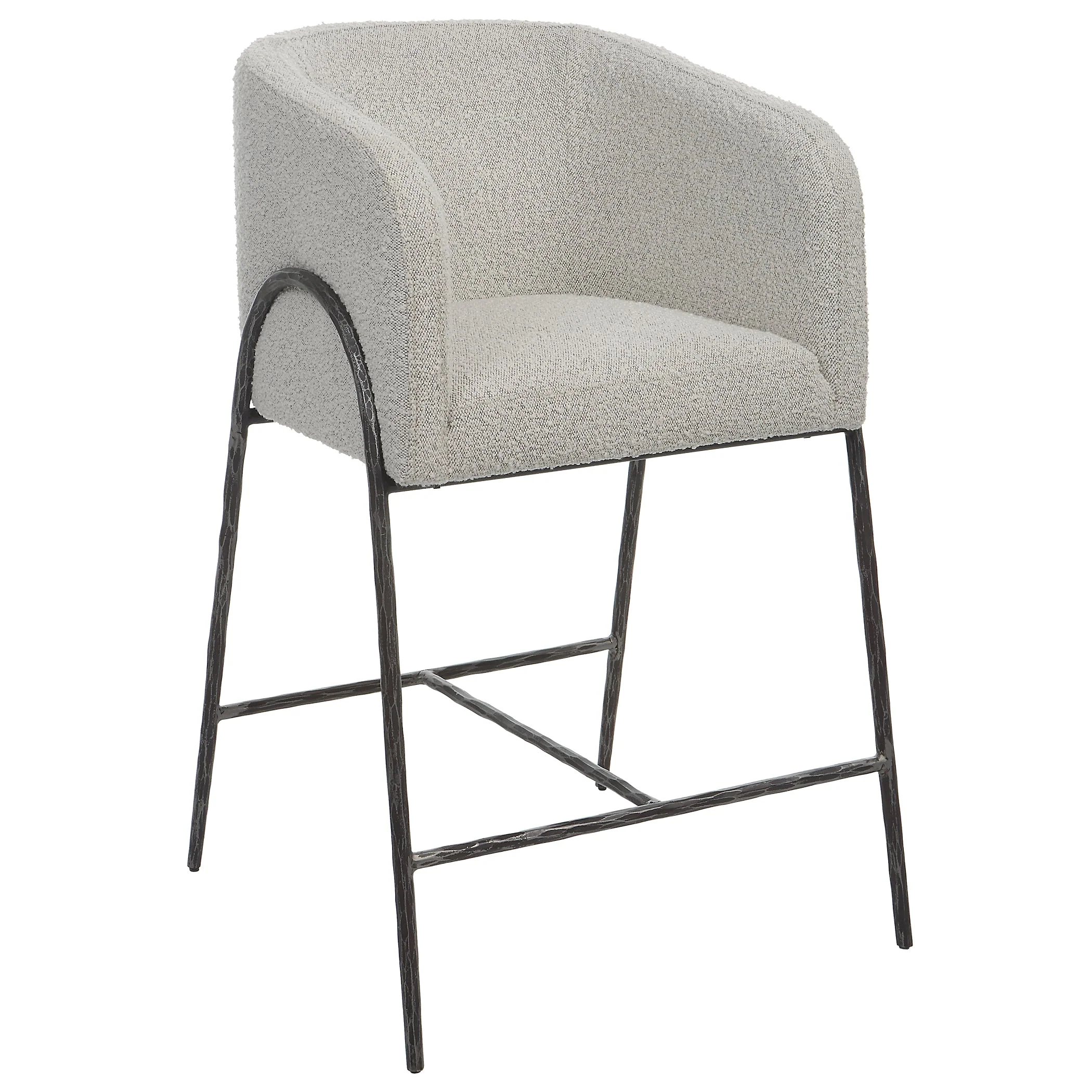 Uttermost Jacobsen Gray 27" Counter Stool - Image 4