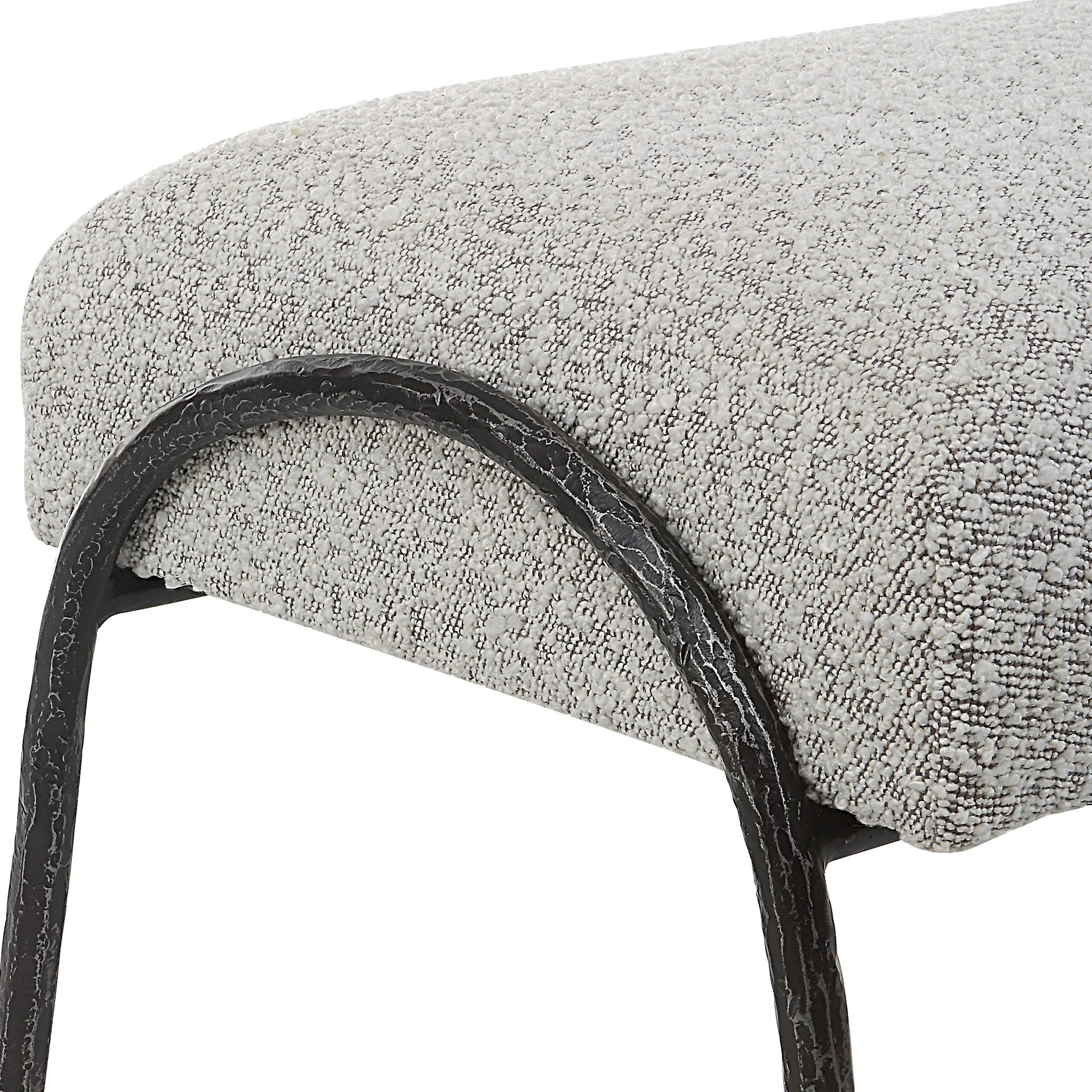 Uttermost Jacobsen Modern Gray Bench - Image 8