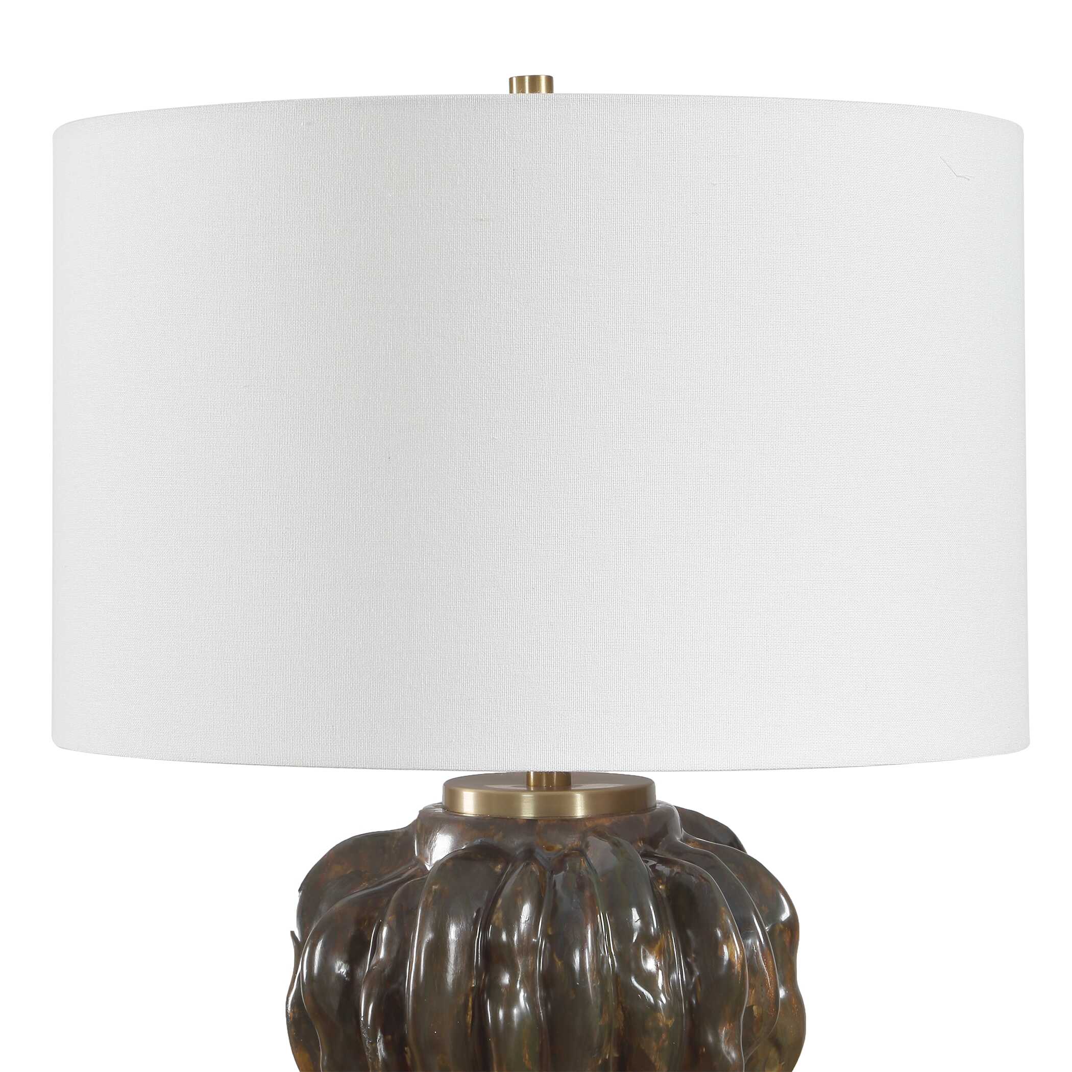 Uttermost Jaudon Stacked Bronze Table Lamp - Image 5