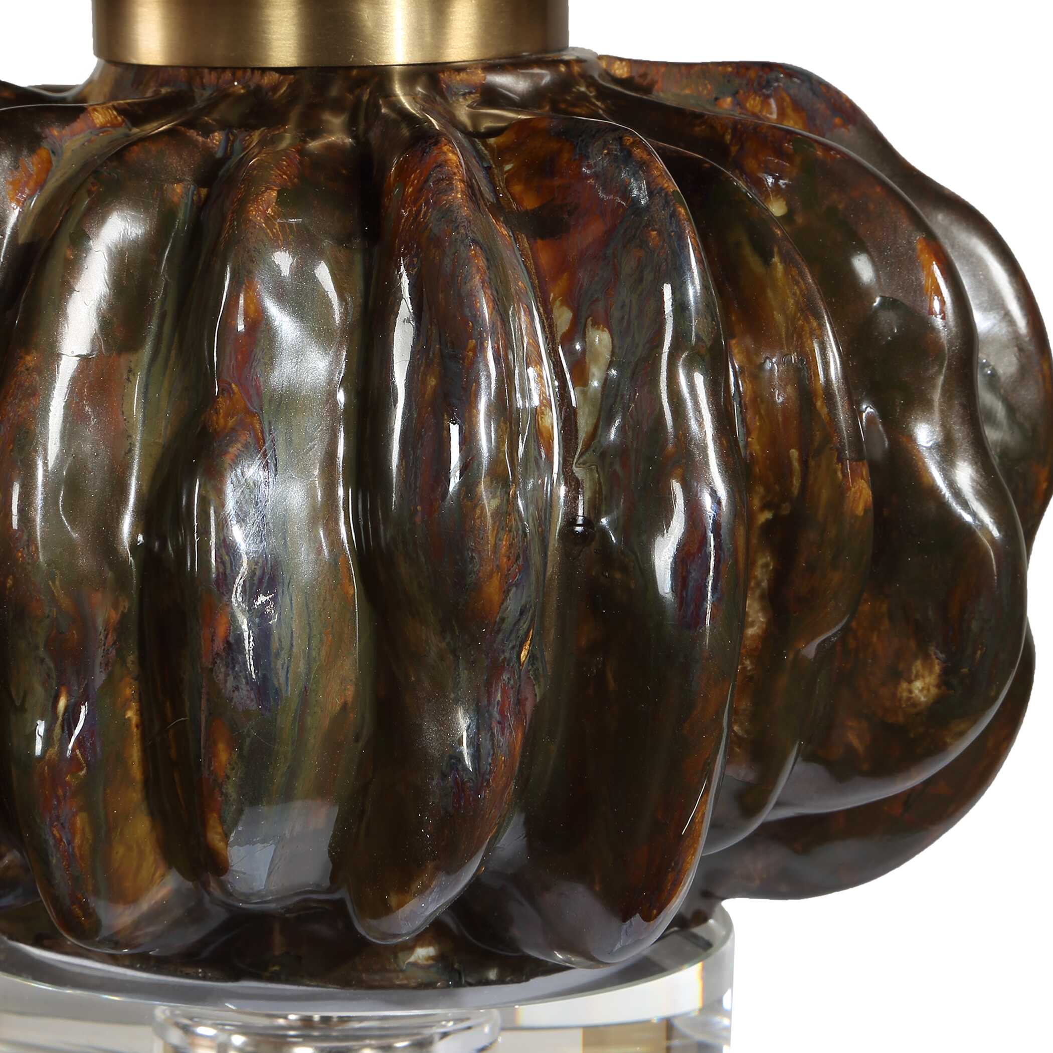 Uttermost Jaudon Stacked Bronze Table Lamp - Image 6