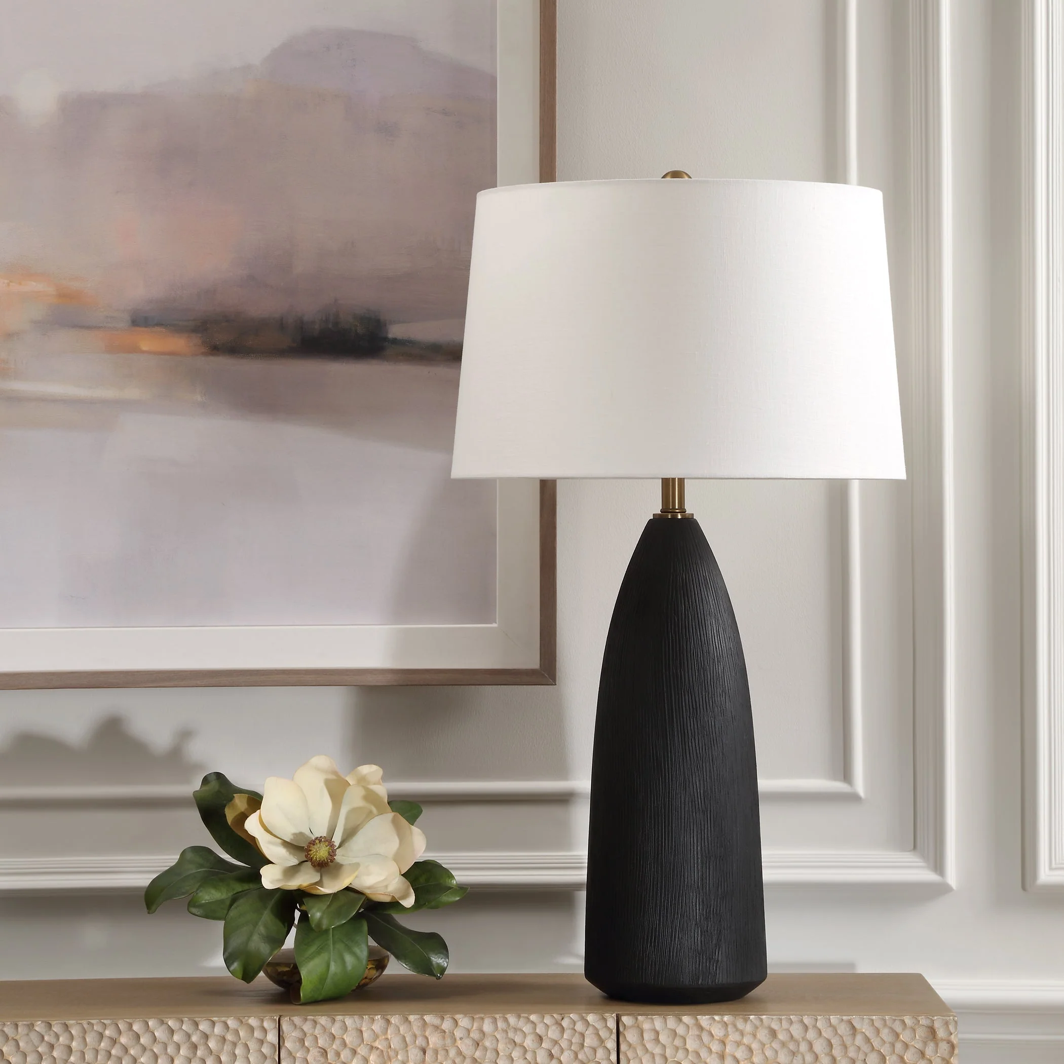 Uttermost Jett Black Table Lamp - Image 4