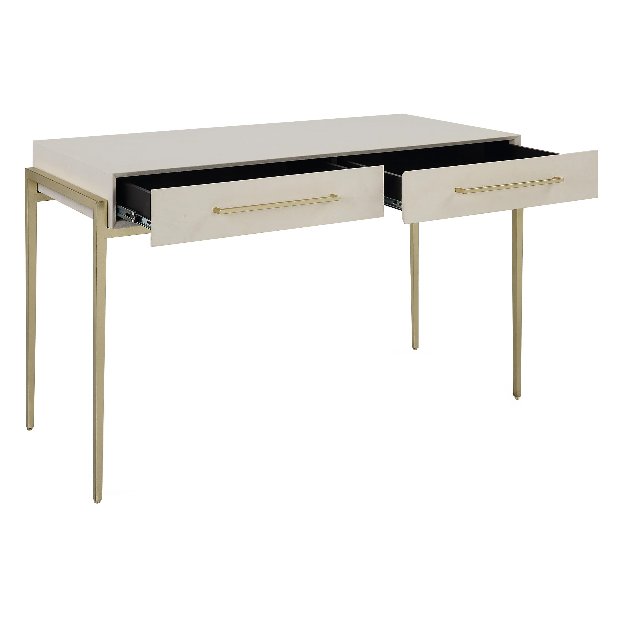 Uttermost Jewel Modern White Desk - Image 9