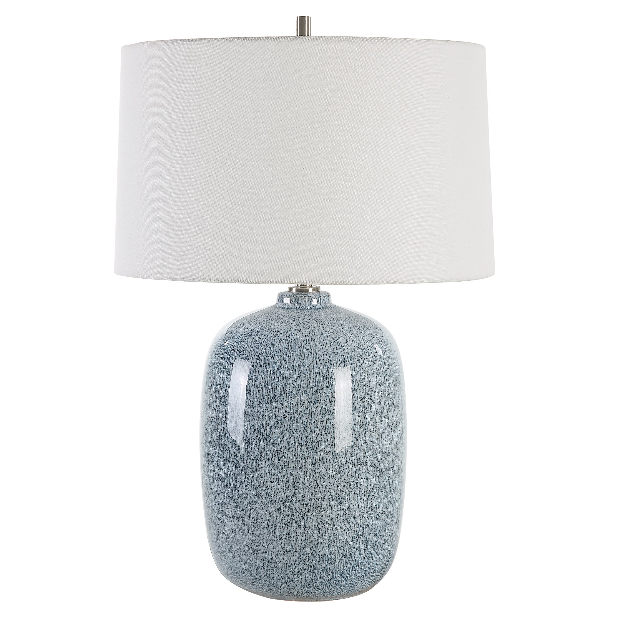 Uttermost Jubilee Sky Blue Table Lamp - Image 4