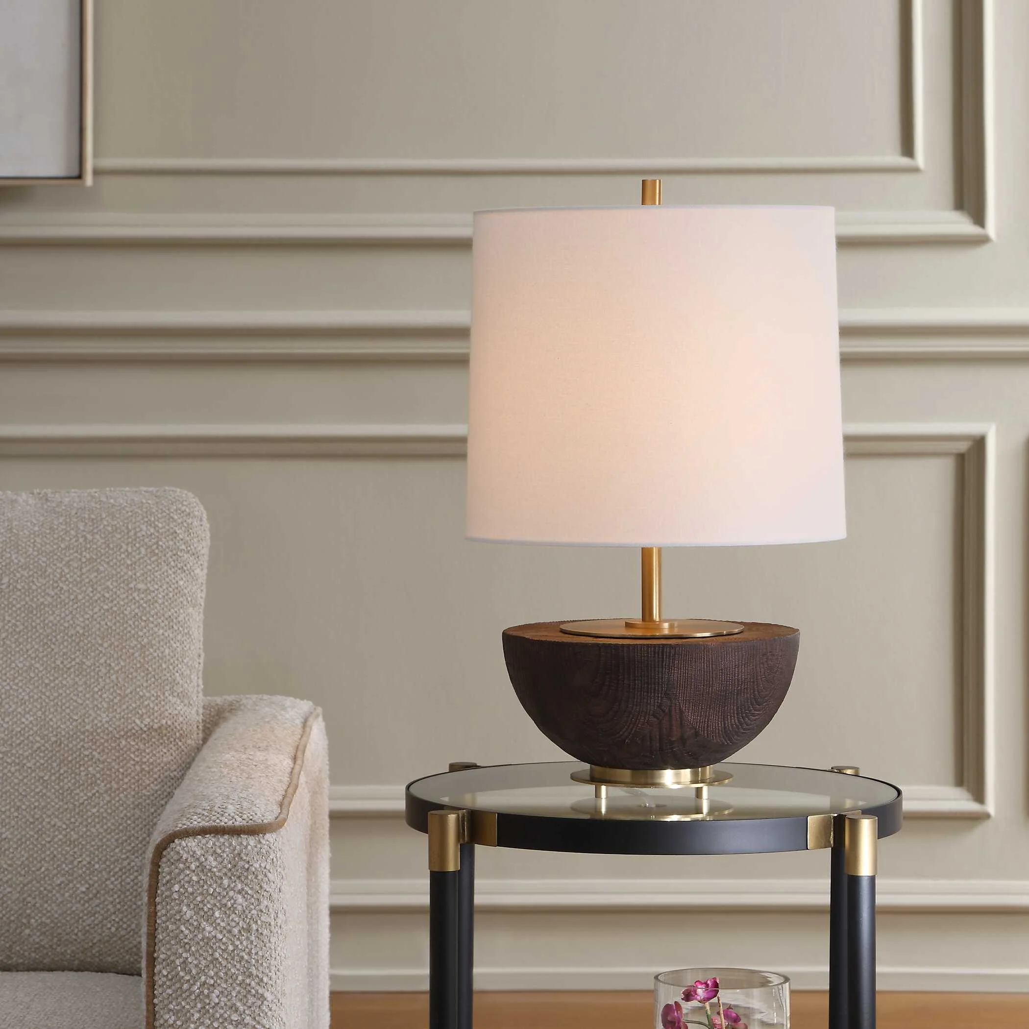 Uttermost Kalo Semi-Circular Table Lamp - Image 2