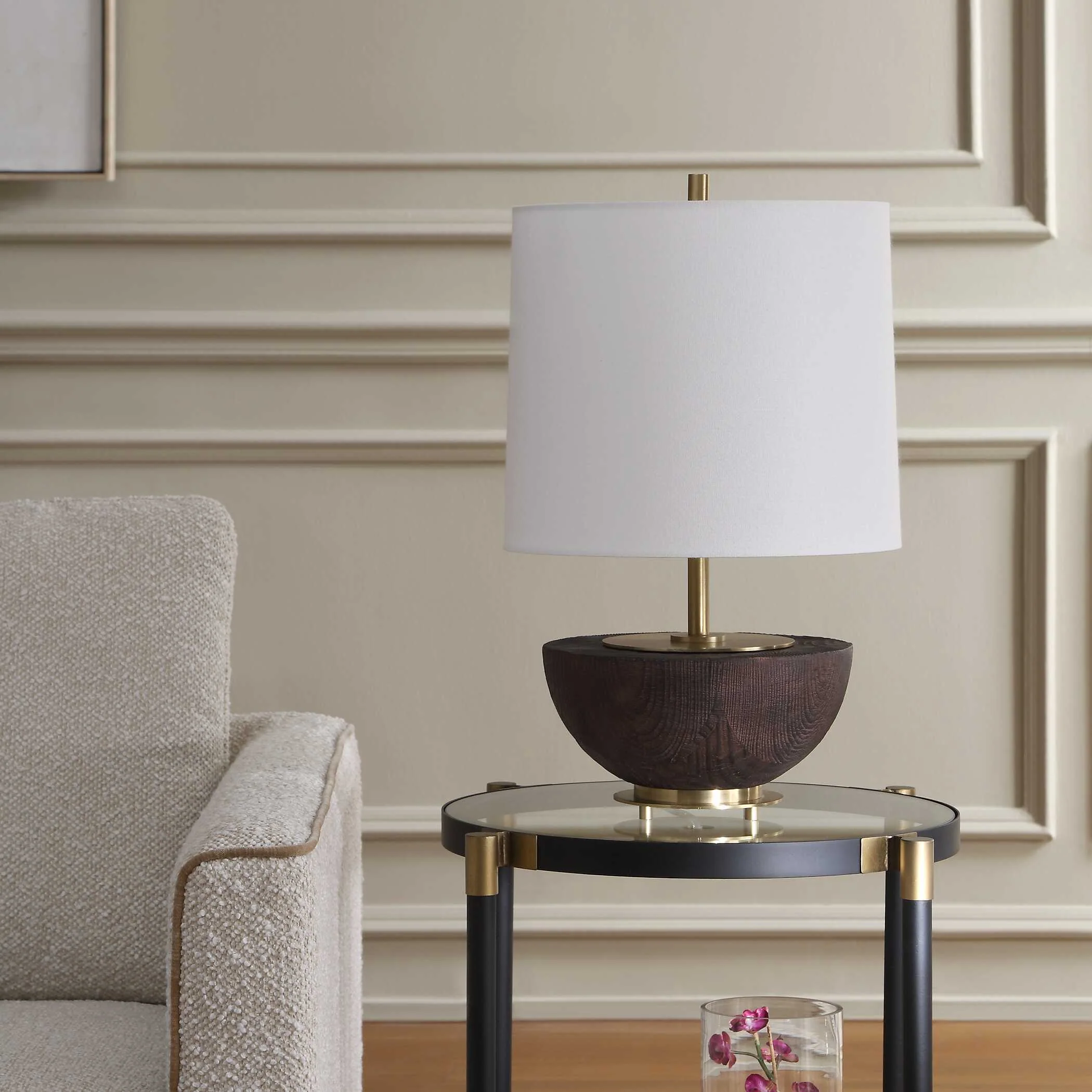 Uttermost Kalo Semi-Circular Table Lamp - Image 3