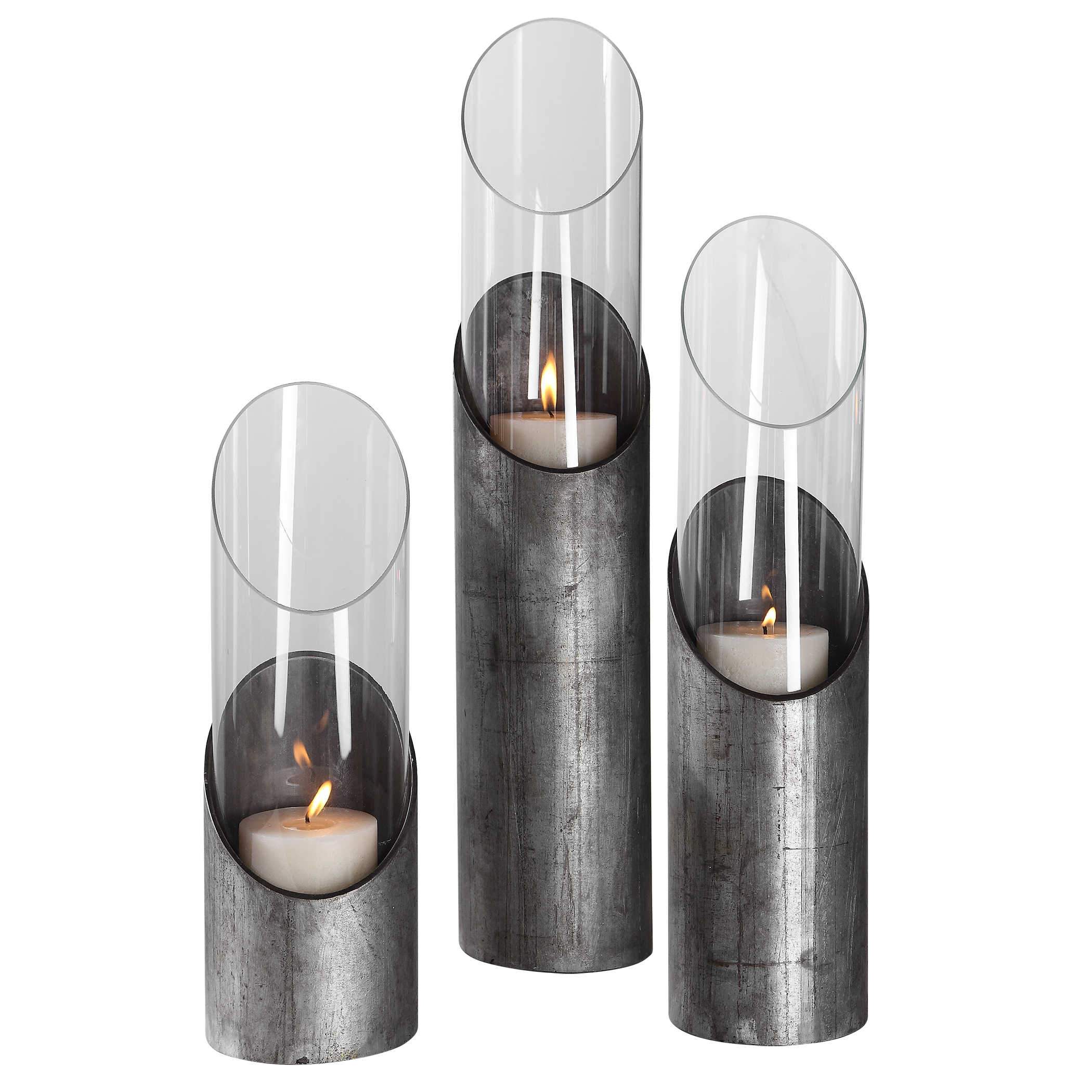 Uttermost Karter Candleholders, S/3 - Image 2