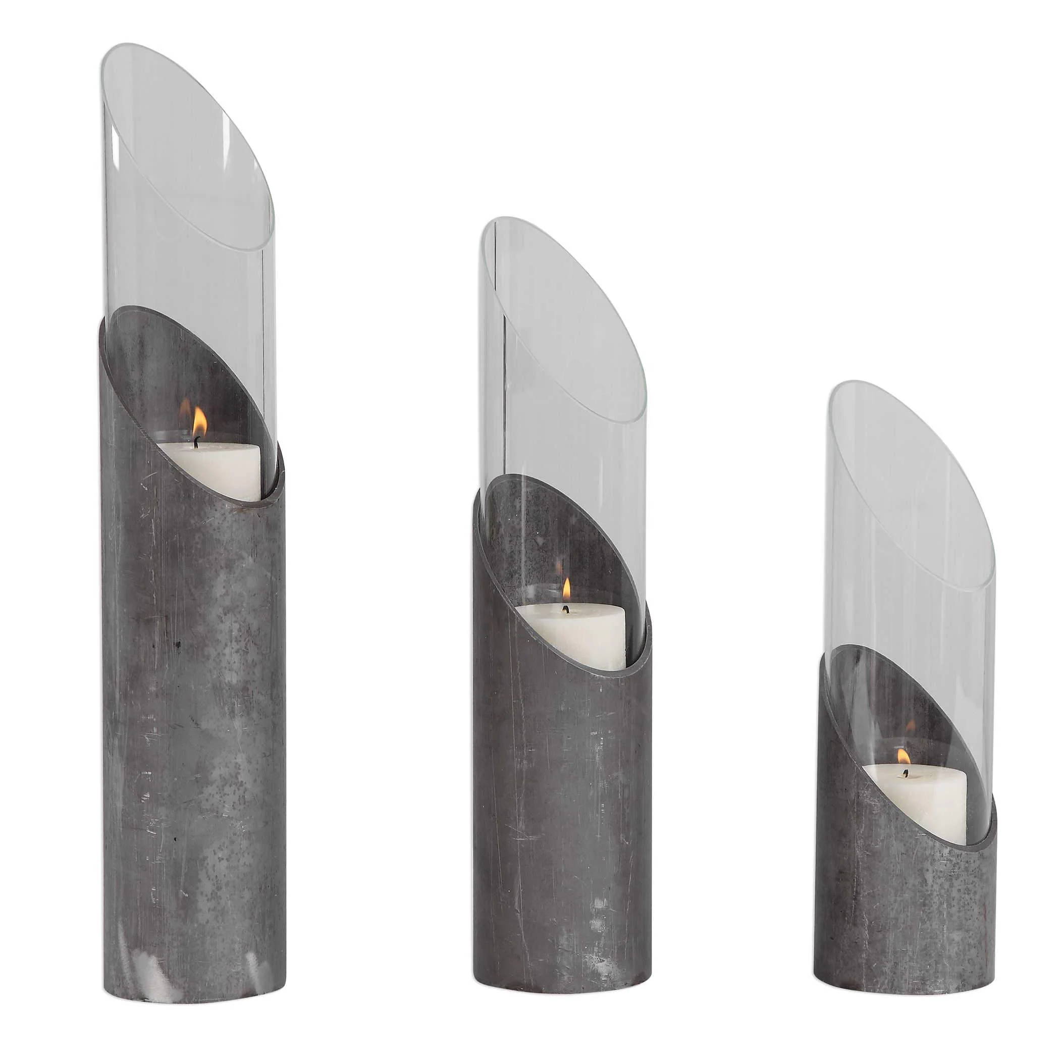 Uttermost Karter Candleholders, S/3 - Image 3