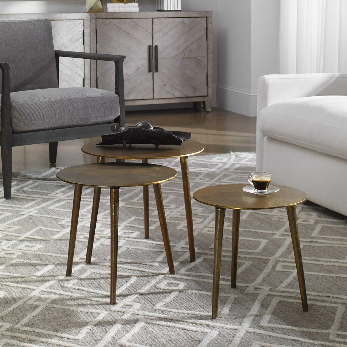 Uttermost Kasai Coffee Tables, S/3