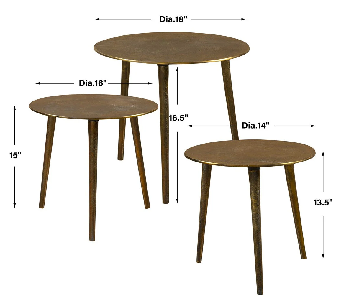 Uttermost Kasai Coffee Tables, S/3 - Image 5