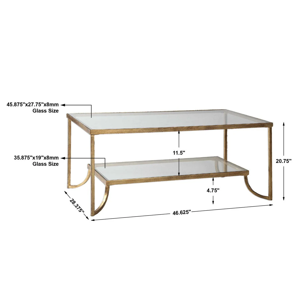 Uttermost Katina Coffee Table - Image 6