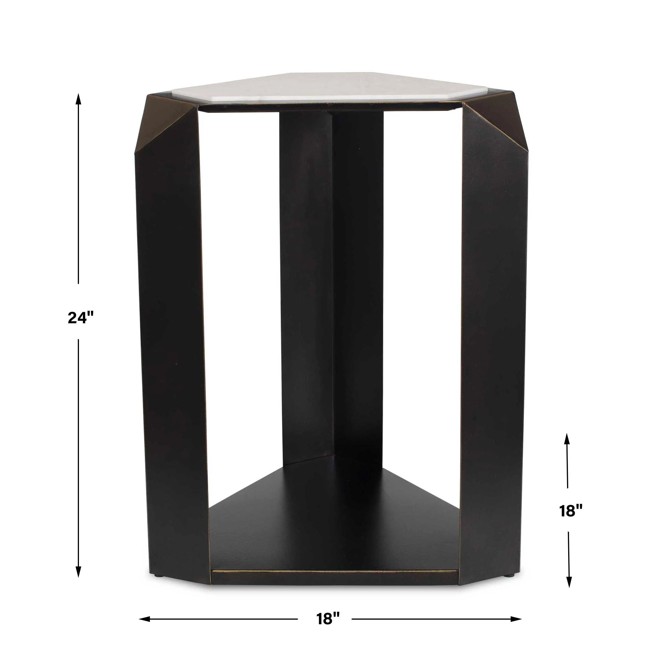 Uttermost Keenan Geometric Accent Table - Image 3