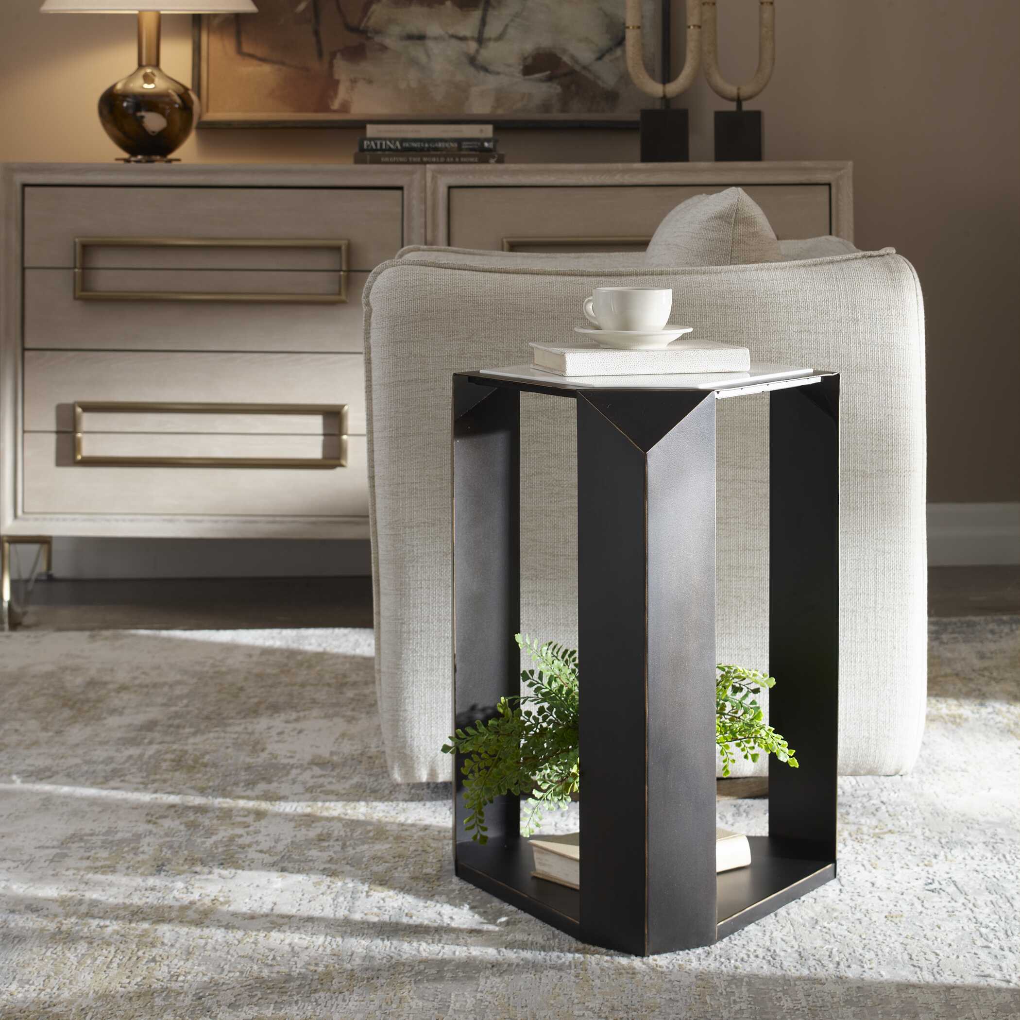 Uttermost Keenan Geometric Accent Table - Image 4