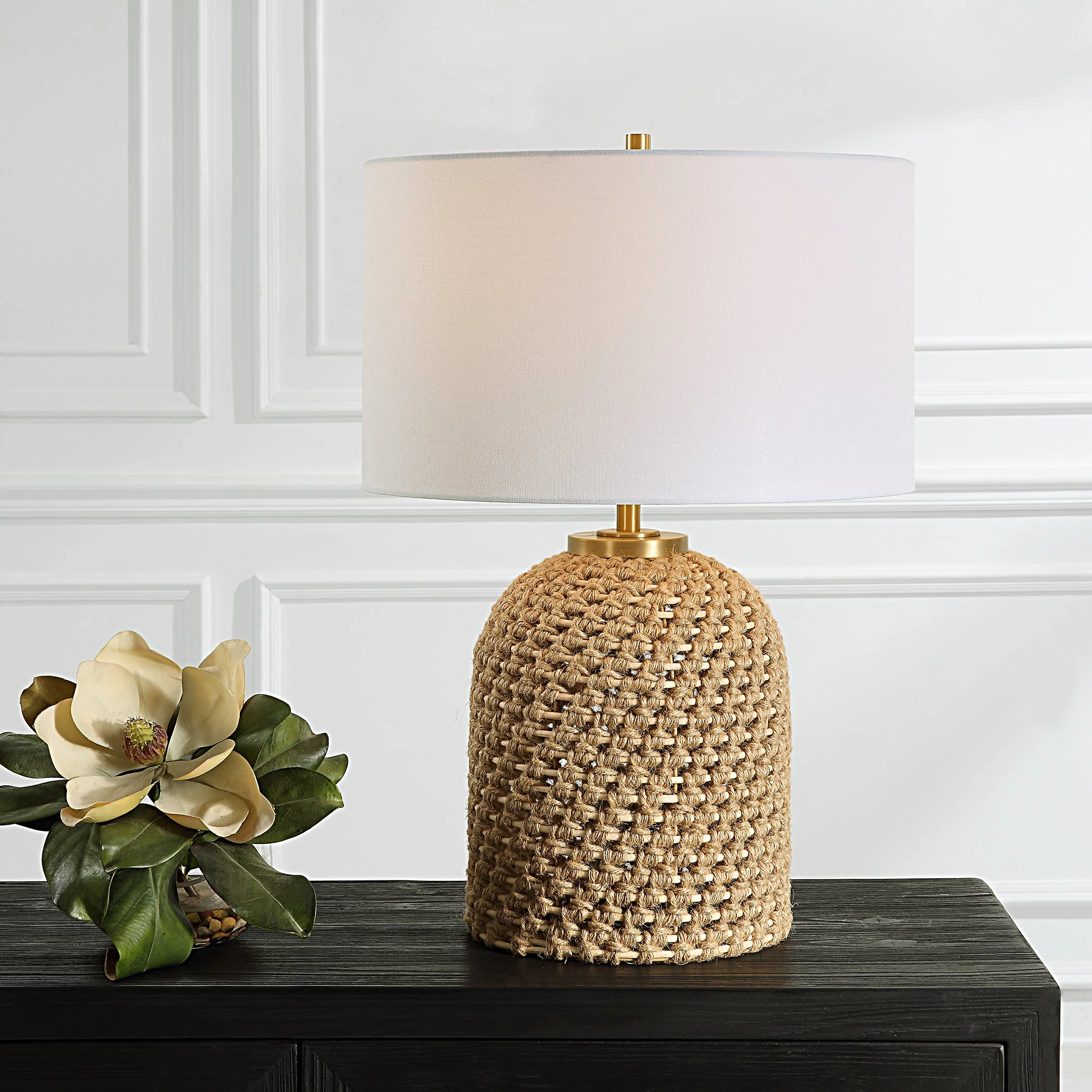 Uttermost Kendari Rope & Rattan Table Lamp - Image 2