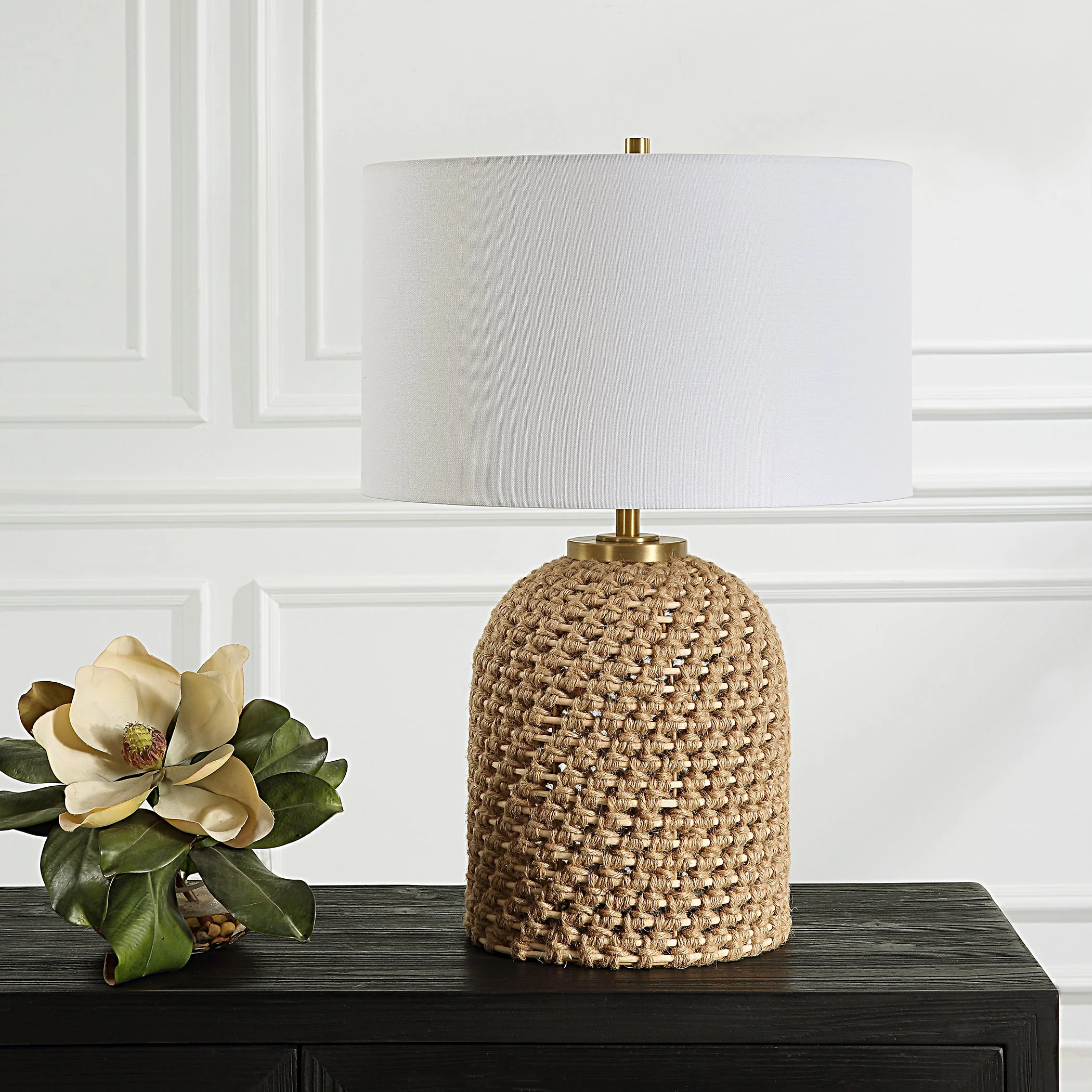 Uttermost Kendari Rope & Rattan Table Lamp - Image 3