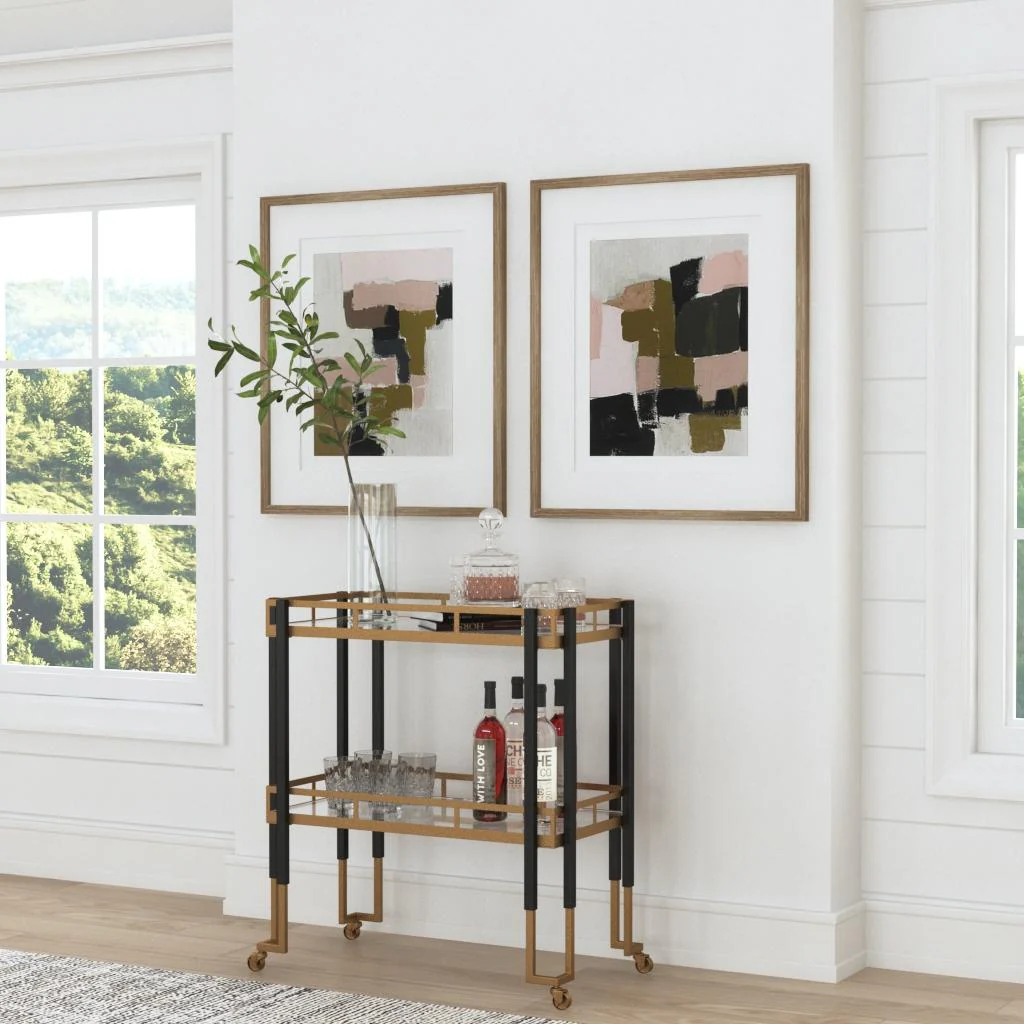 Uttermost Kentmore Modern Bar Cart - Image 3