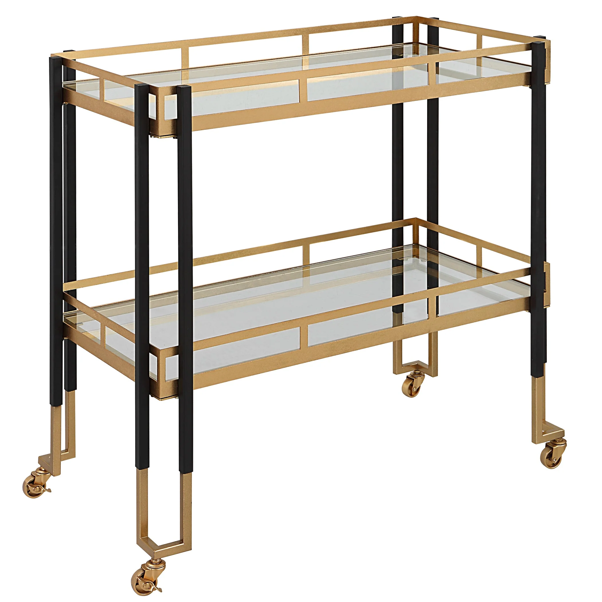 Uttermost Kentmore Modern Bar Cart - Image 4