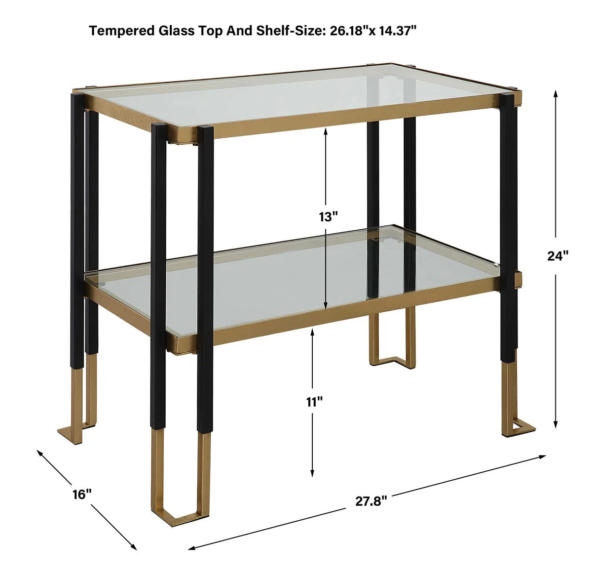 Uttermost Kentmore Side Table - Image 6