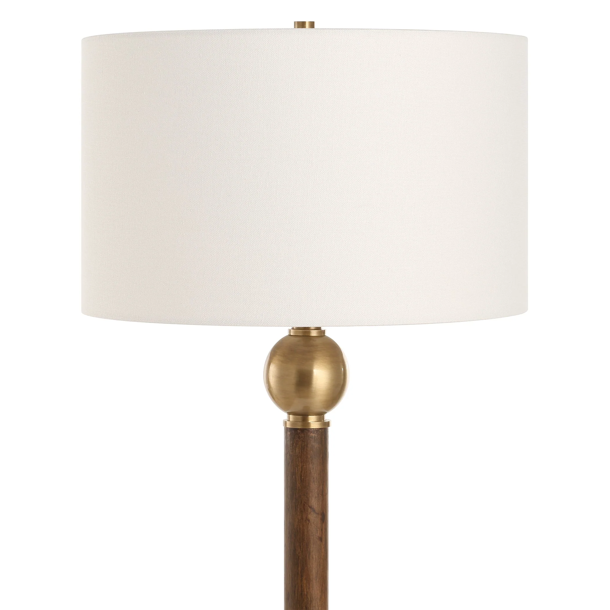 Uttermost Keros Dark Oak Floor Lamp - Image 5