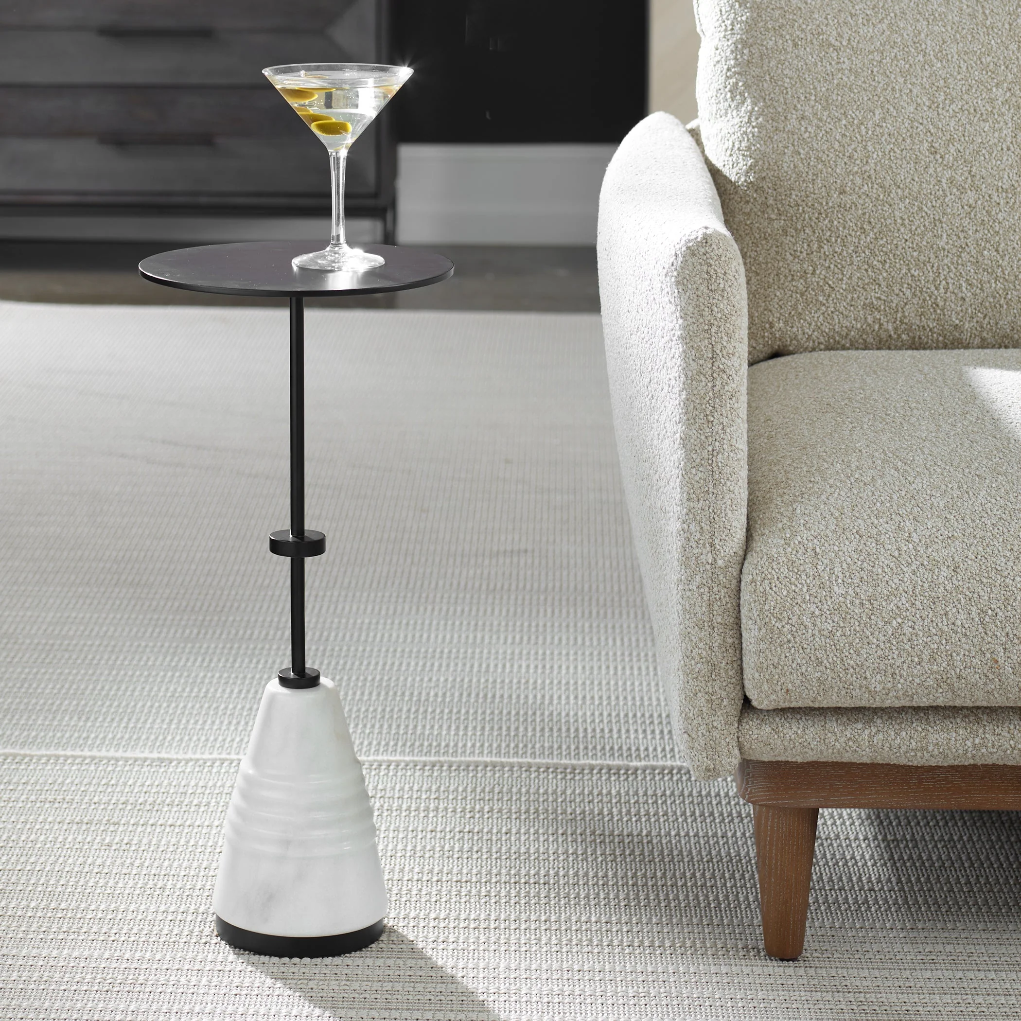 Uttermost Kincaid Metal Drink Table - Image 4