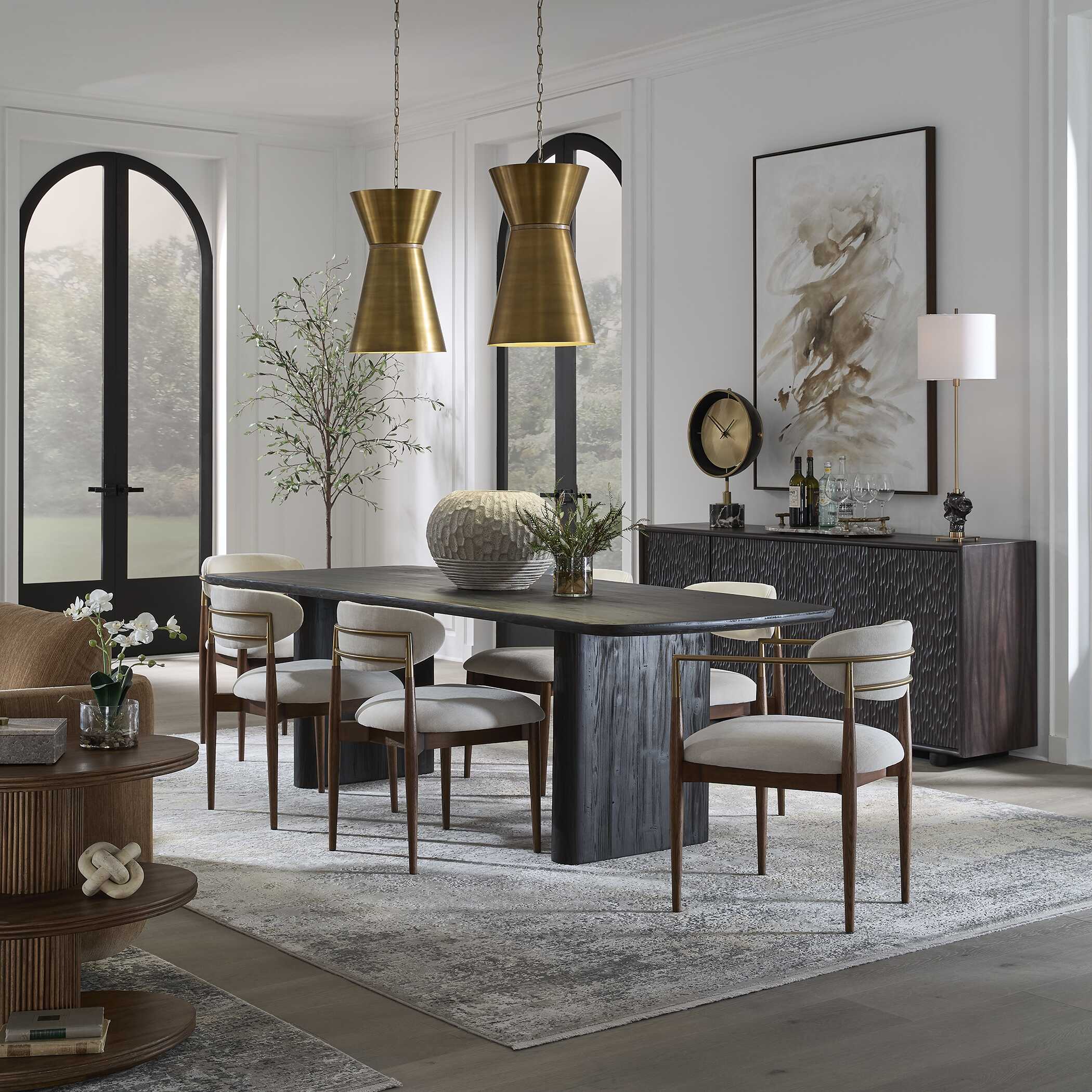 Uttermost Kirin Black Reclaimed Fir Dining Table - Image 2