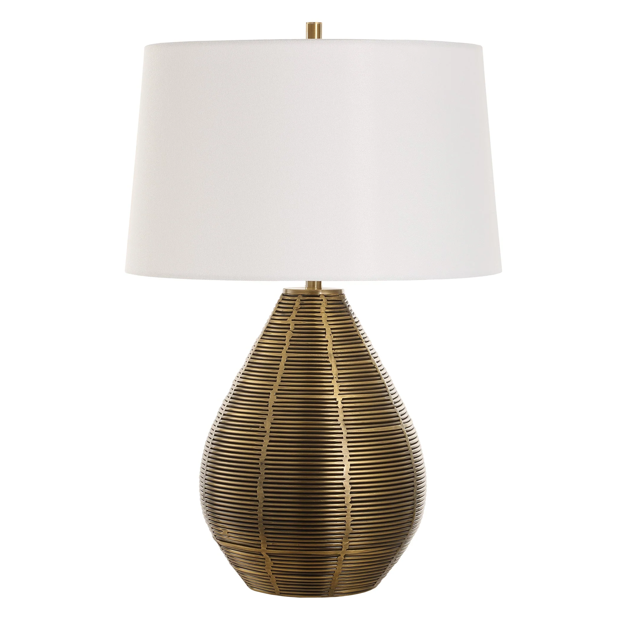 Uttermost Knowles Brass Table Lamp - Image 4