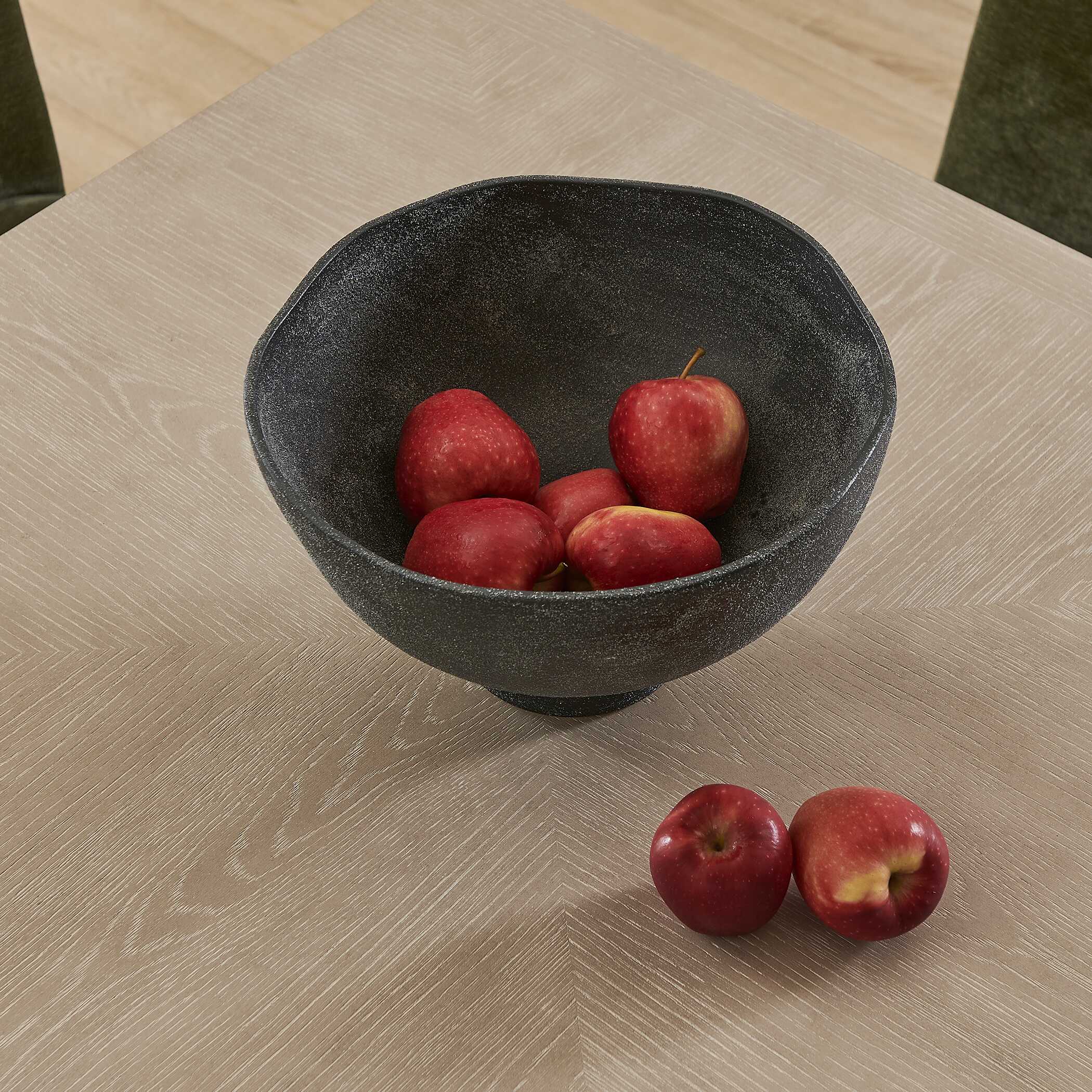Uttermost Komorebi Indoor-Outdoor Black Bowl - Image 5
