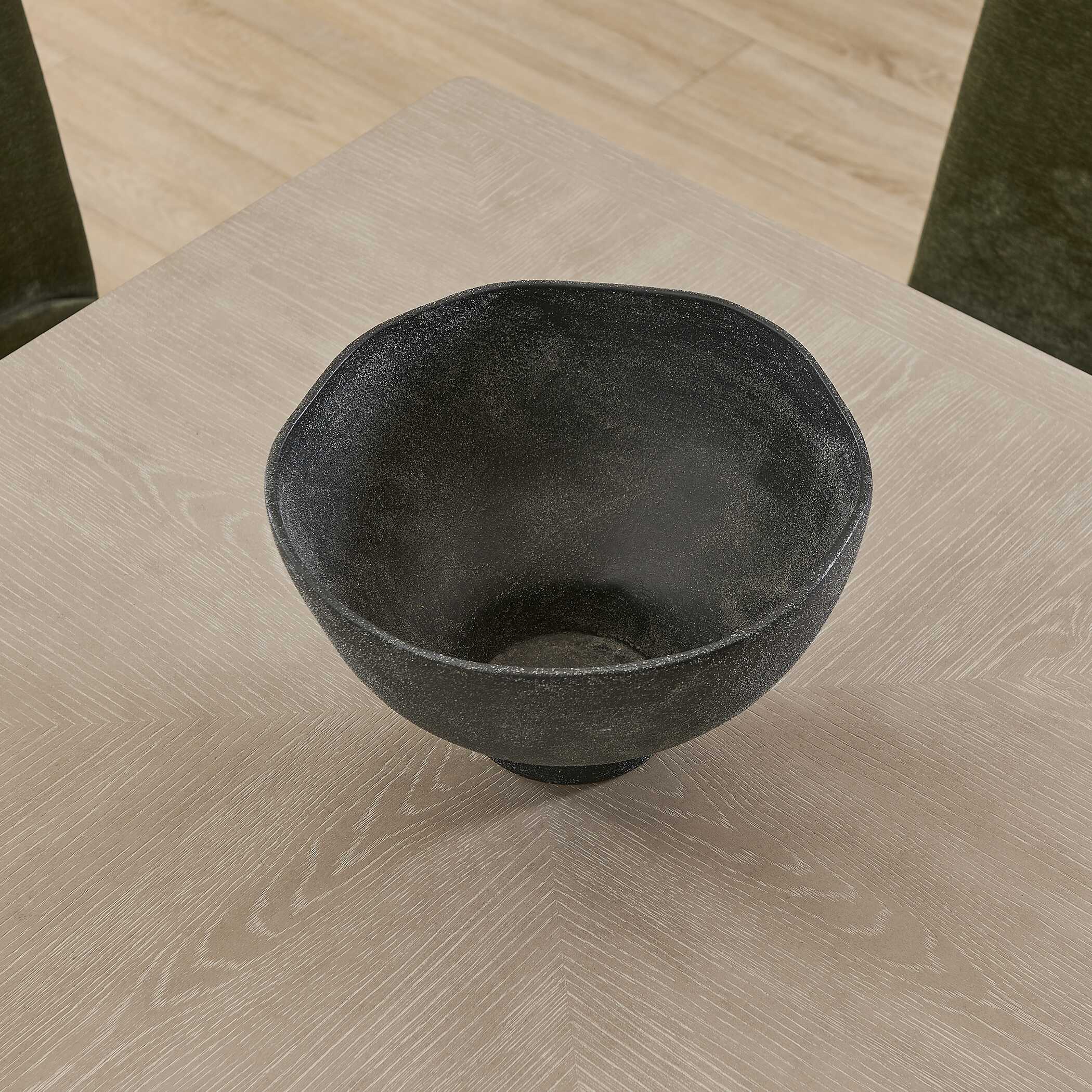 Uttermost Komorebi Indoor-Outdoor Black Bowl - Image 6