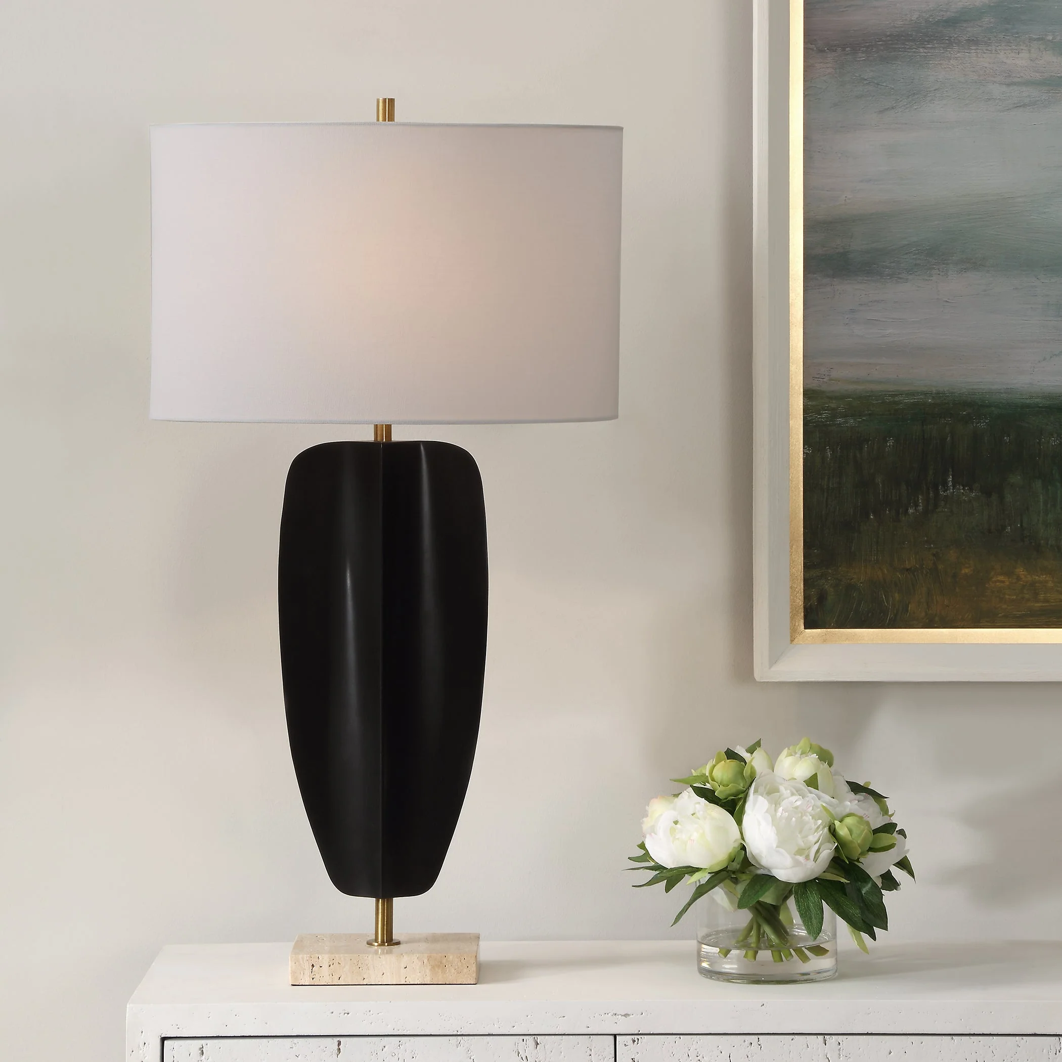 Uttermost Kure Black Table Lamp - Image 2