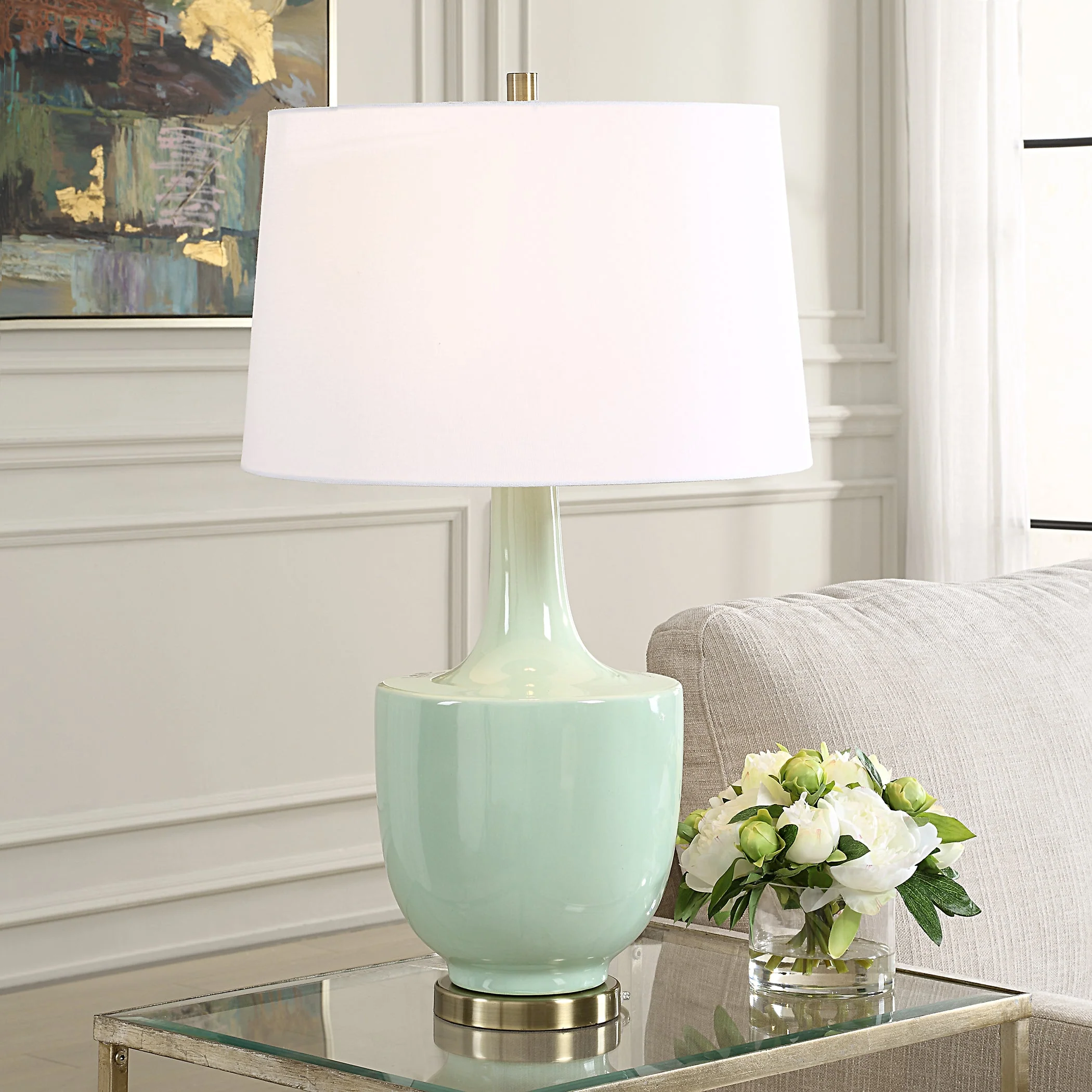 Uttermost Kyla Mint Green Table Lamp - Image 2