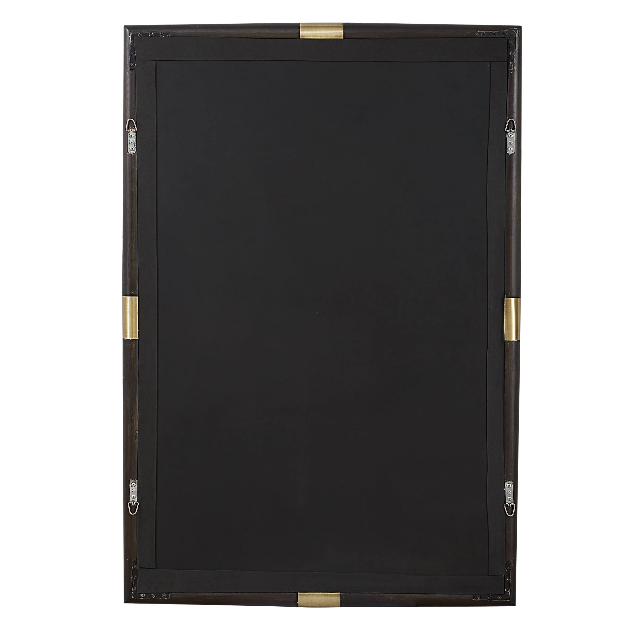 Uttermost Larkin Dark Wood & Brass Mirror - Image 5
