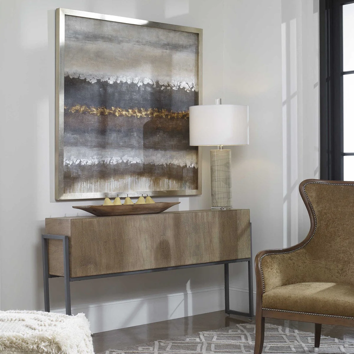 Uttermost Layers Hand Painted Canvas