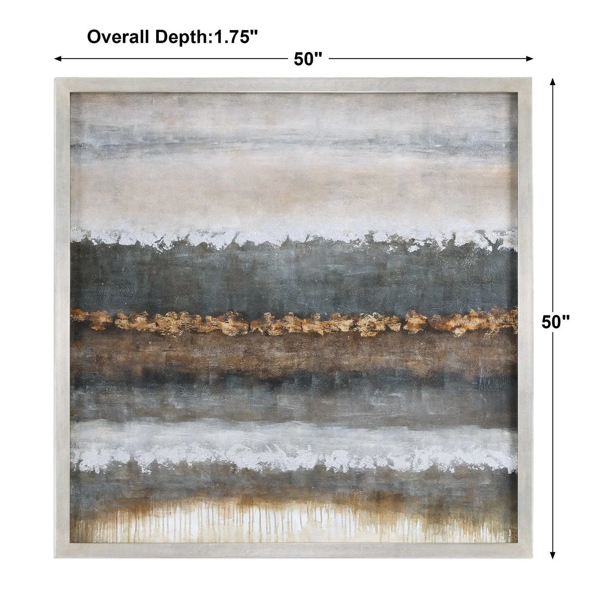 Uttermost Layers Hand Painted Canvas - Image 5