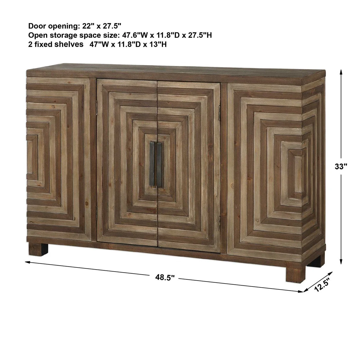 Uttermost Layton Console Cabinet - Image 8