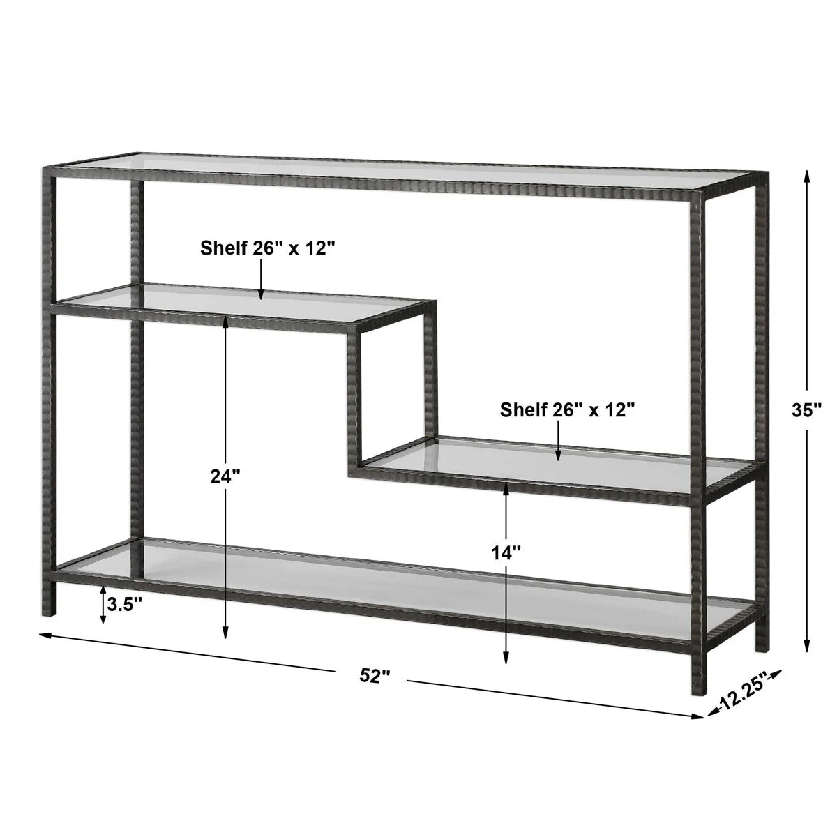 Uttermost Leo Console Table - Image 6