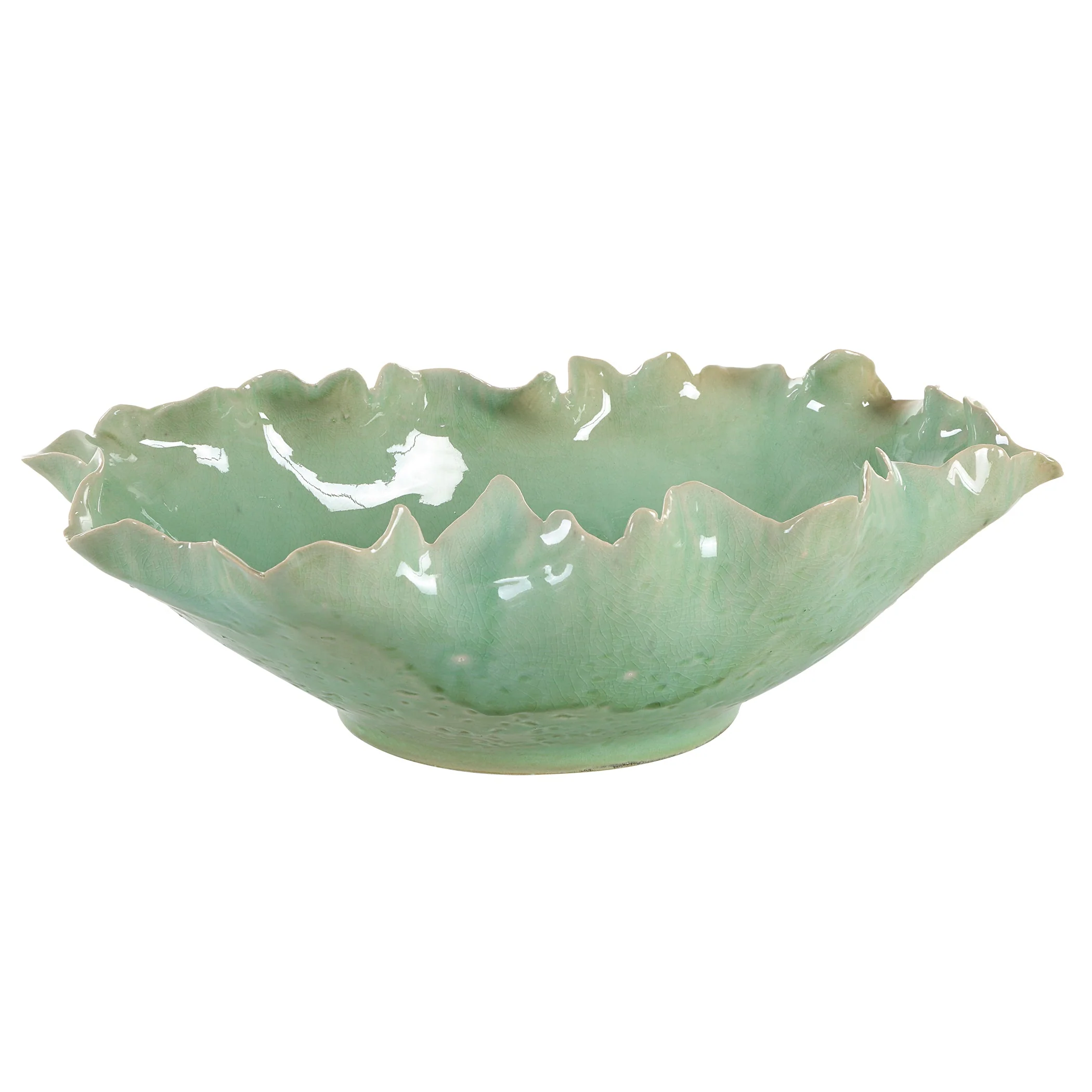 Uttermost Lila Green Glass Bowl - Image 4