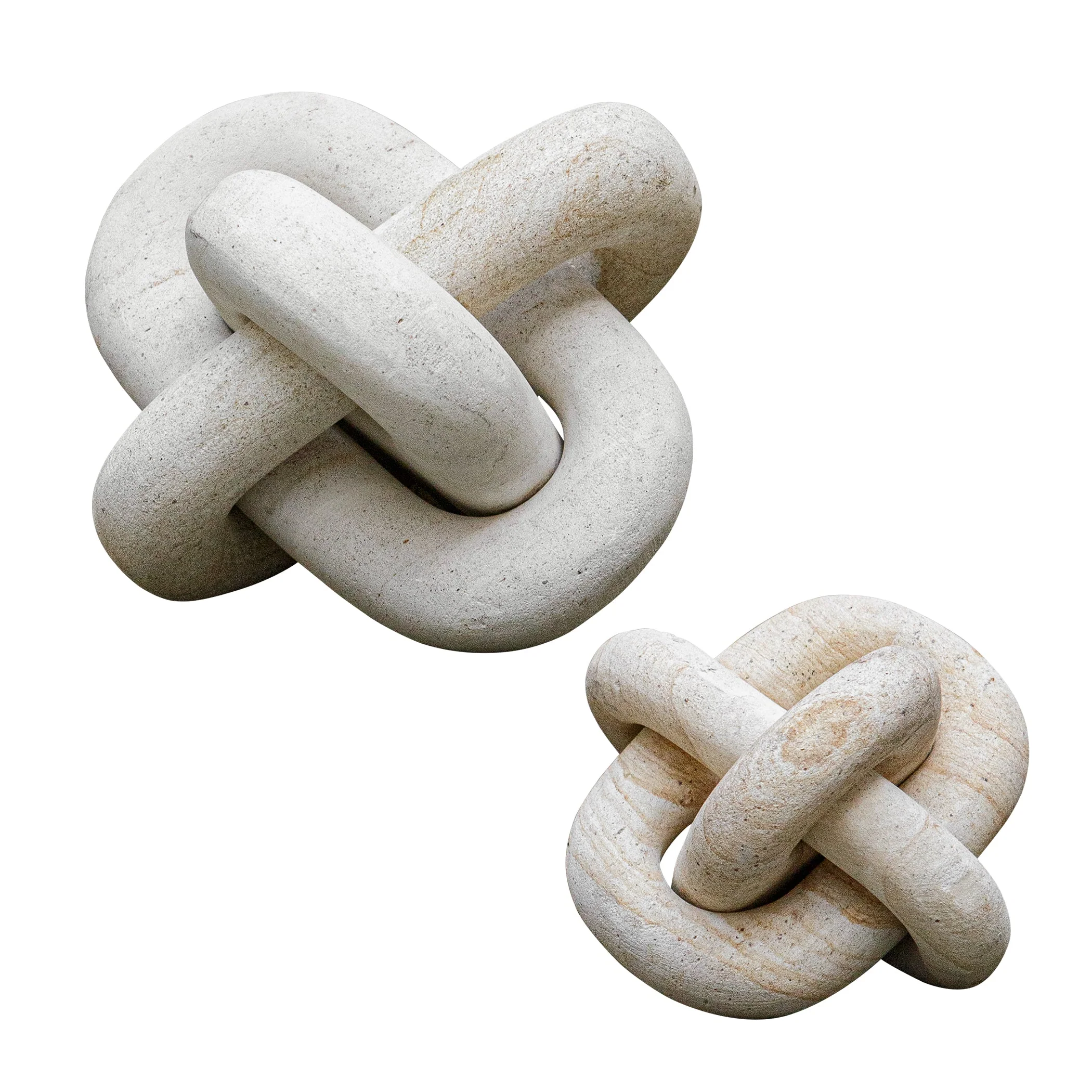 Uttermost Limestone Link Sculptures, Set/2 - Image 5