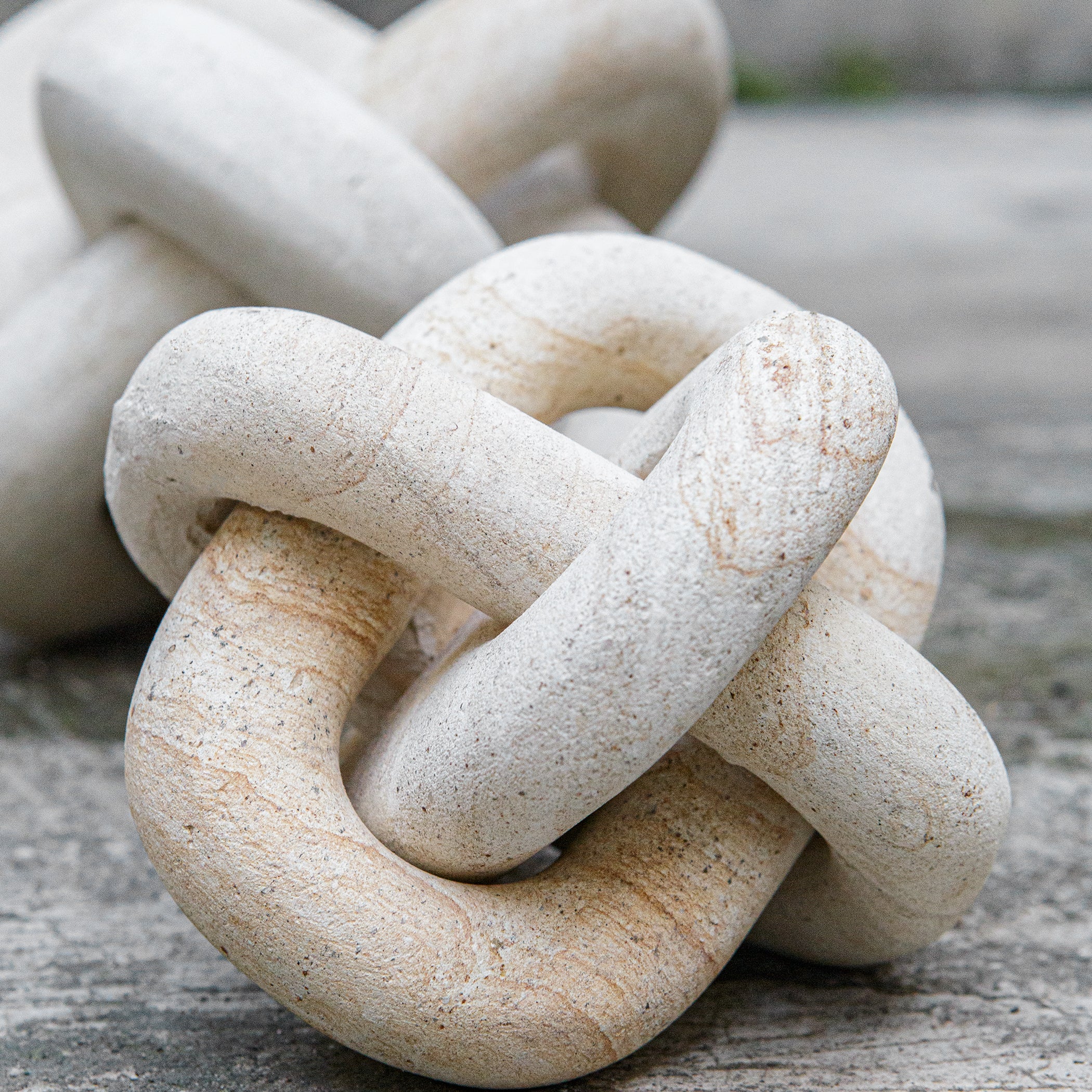 Uttermost Limestone Link Sculptures, Set/2 - Image 6