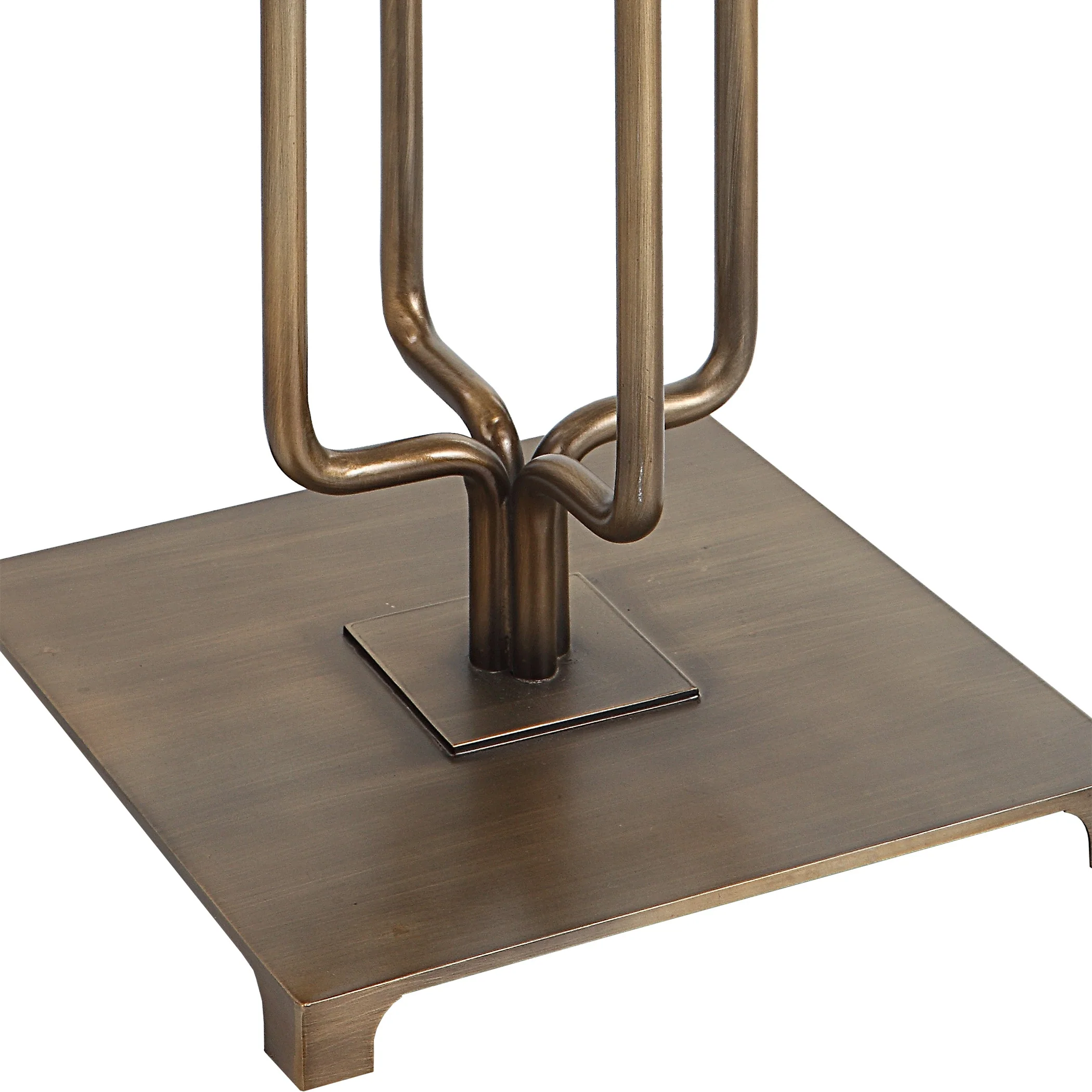 Uttermost Link Brushed Gold Floor Lamp - Image 6
